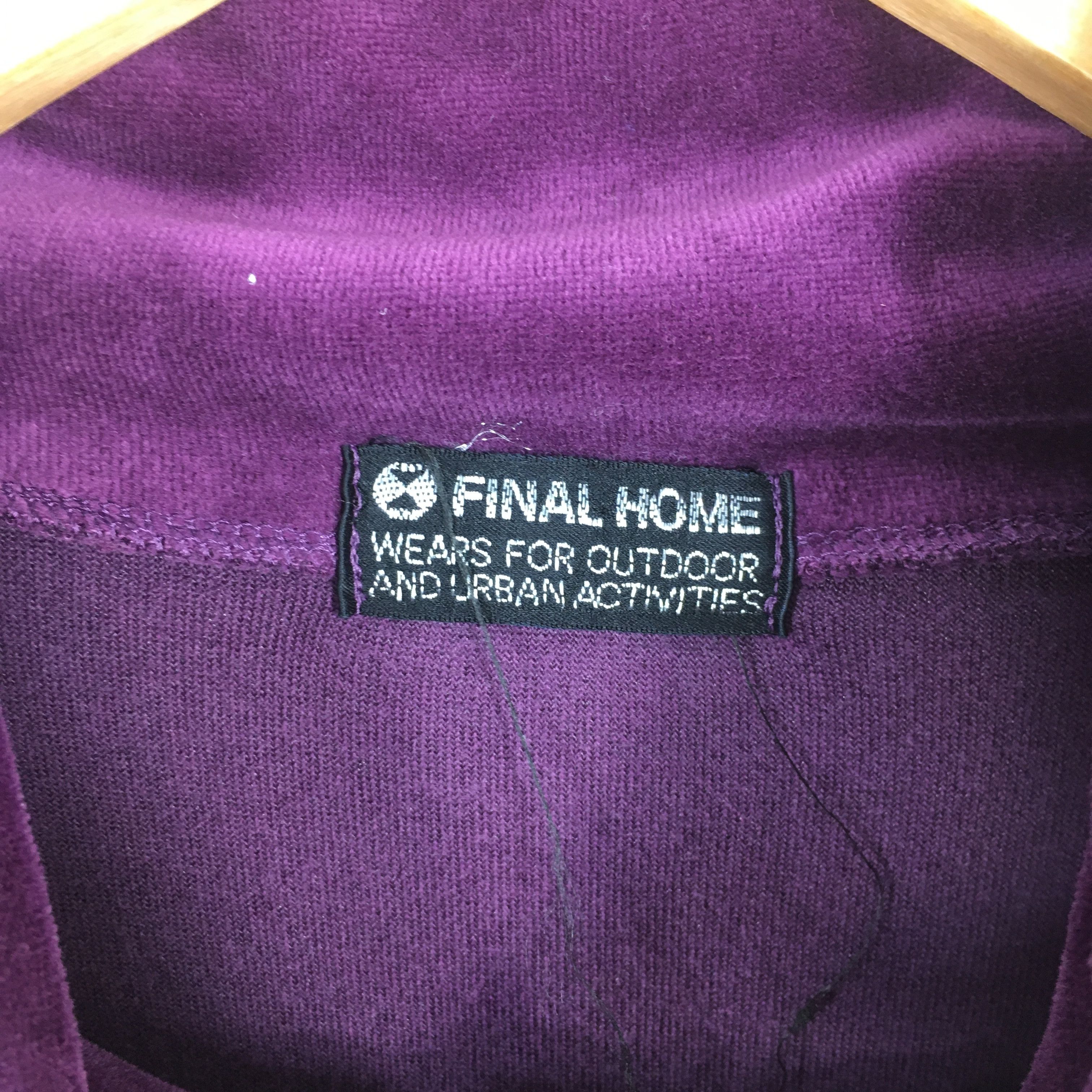 Homme Plisse Issey Miyake × Issey Miyake × Japanese Brand Vintage Final Home Issey Miyake Velvet Zipper Sweatshirt S Size US S / EU 44-46 / 1 - 5 Thumbnail