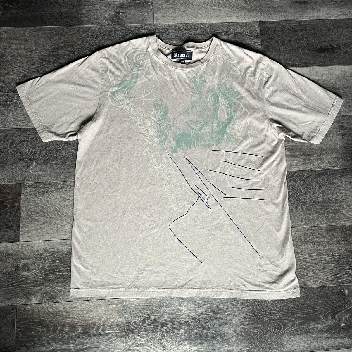 Affliction × Vintage Vintage 2000s Affliction Style Reason Avant Garde Logo Tee Size US XXL / EU 58 / 5 - 1 Thumbnail