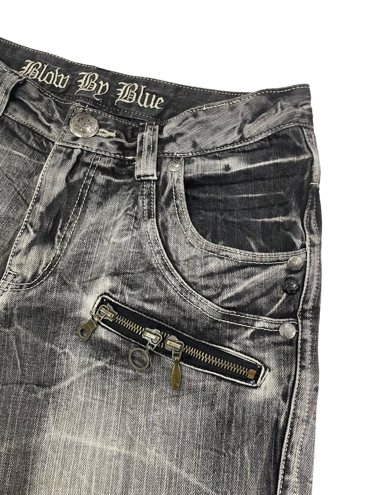 If Six Was Nine Vintage Blow Japan Punk Jeans Size US 30 / EU 46 - 8 Thumbnail