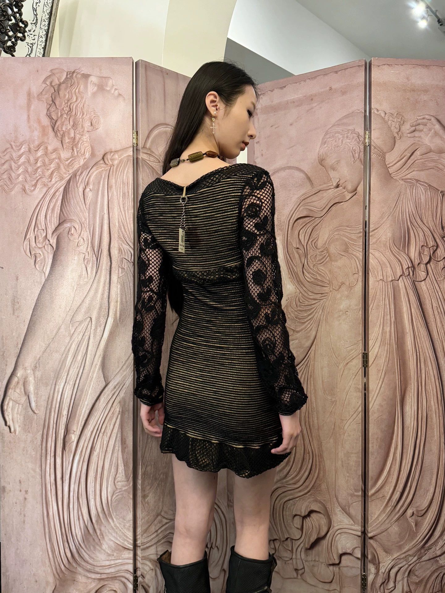 Other Save The Queen Vintage Archive S Dress 84cm Size S / US 4 / IT 40 - 4 Thumbnail