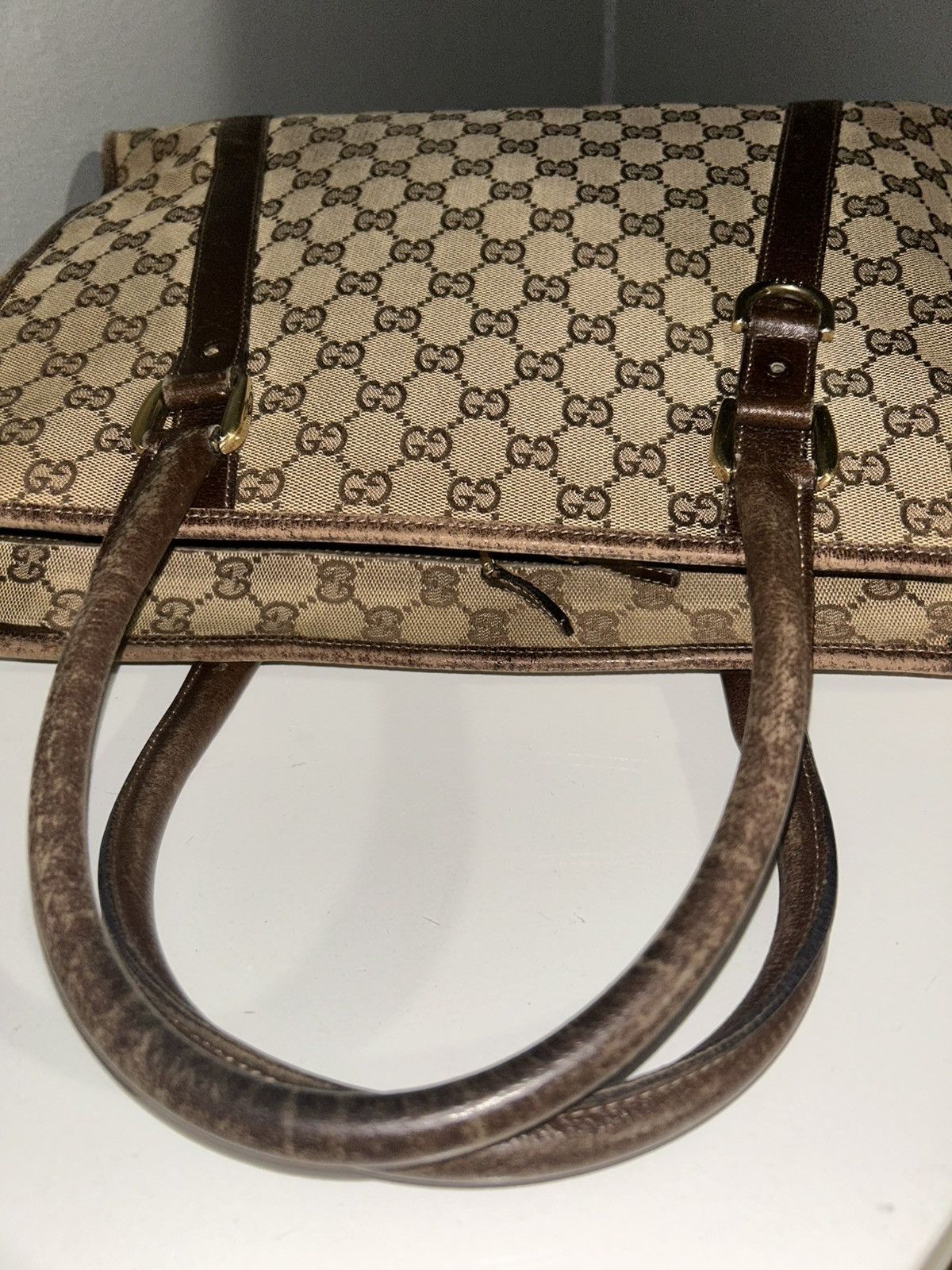 Gucci Gucci GG Canvas Boston Bag Briefcase Size ONE SIZE - 3 Thumbnail