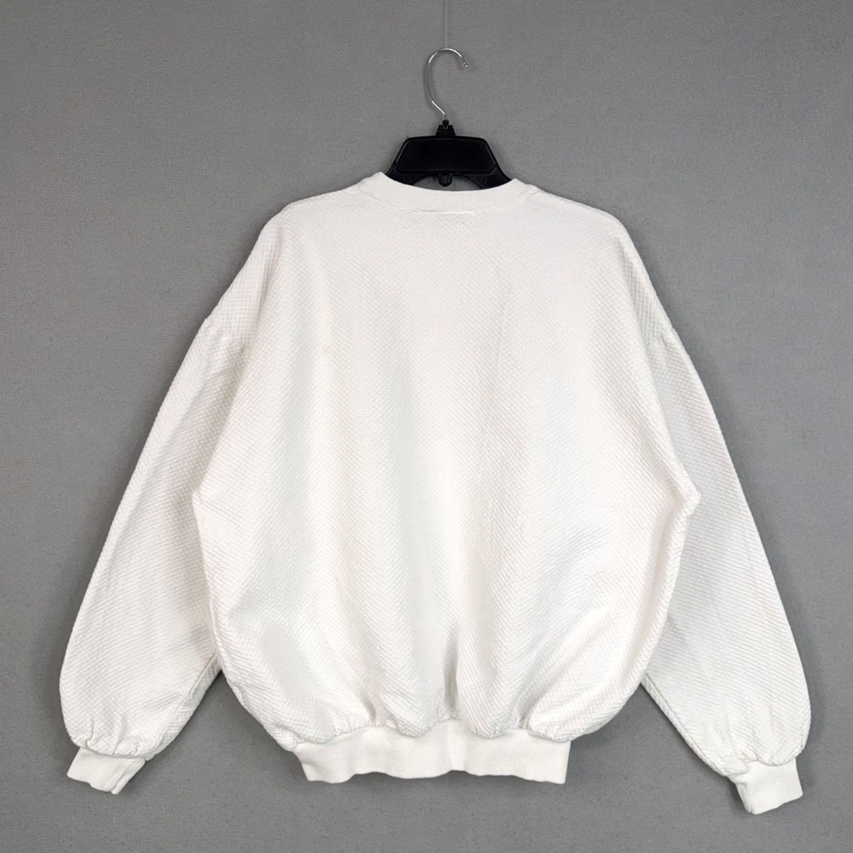 Vintage VINTAGE WEK San Francisco California Sweatshirt Adult 2XL White Embroidered 90s Mens pullover City Size US XXL / EU 58 / 5 - 7 Thumbnail