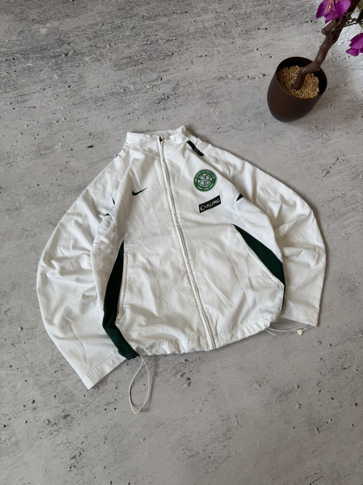 Nike × Vintage NIKE CELTIC VINTAGE BASIC LOGO OVERSIZE BAGGY LIGHT JACKET Size US M / EU 48-50 / 2 - 1 Thumbnail