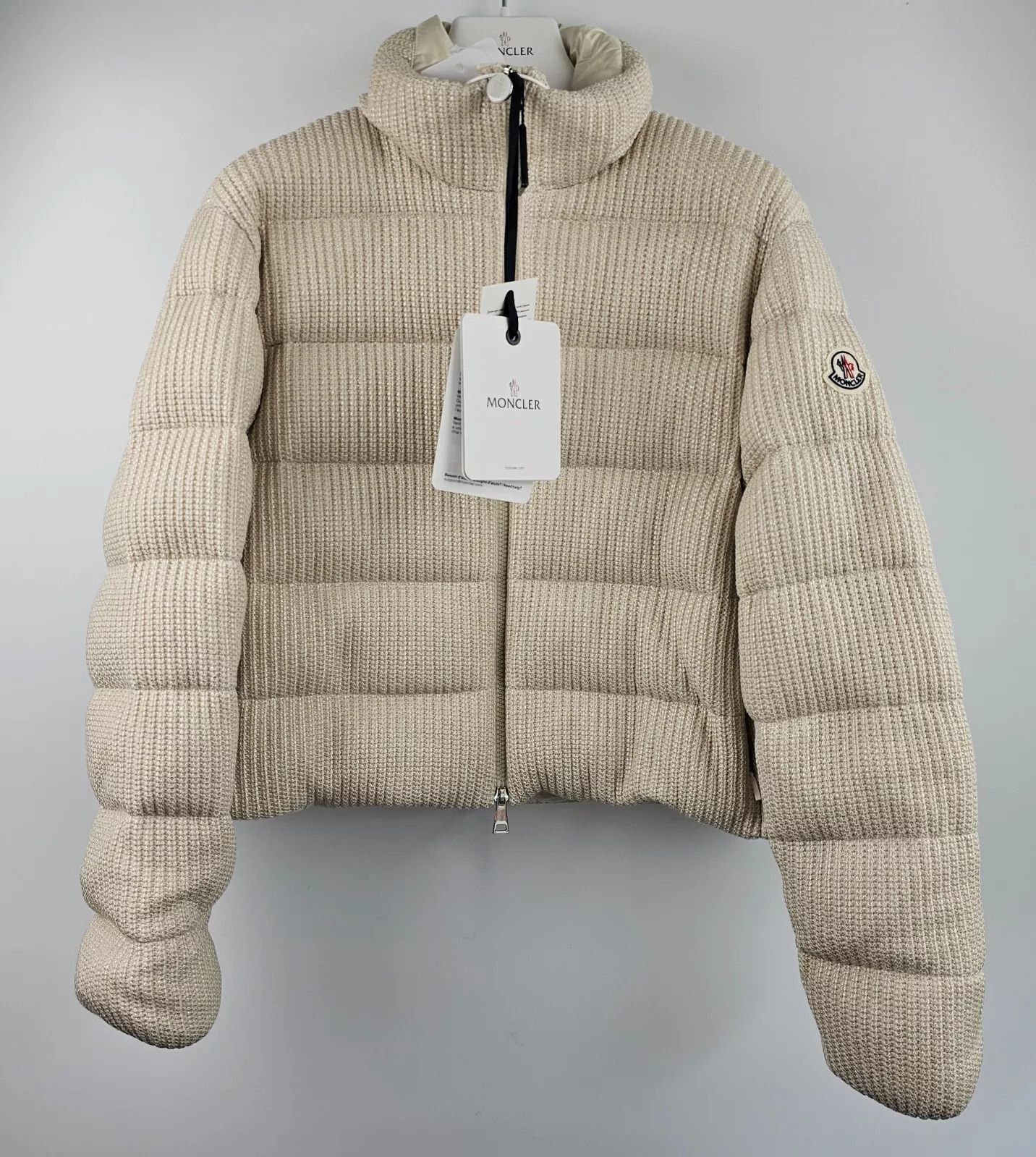 Moncler MONCLER Thoiry Women's White Down Jacket New Size XS / US 0-2 / IT 36-38 - 1 Thumbnail