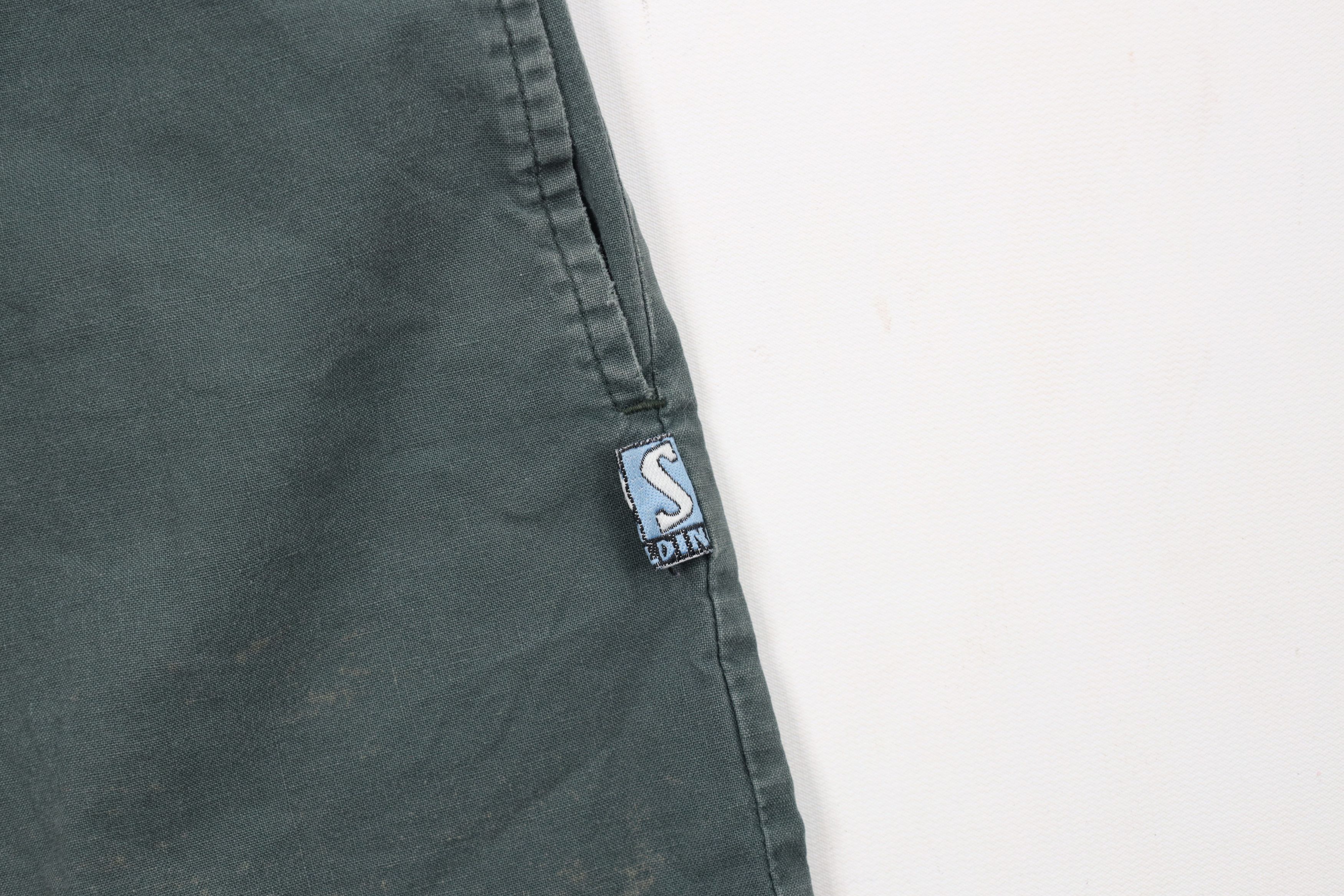 Spalding × Vintage Vintage 90s Spalding Lined Above Knee Shorts Green Cotton Size US 36 / EU 52 - 5 Thumbnail
