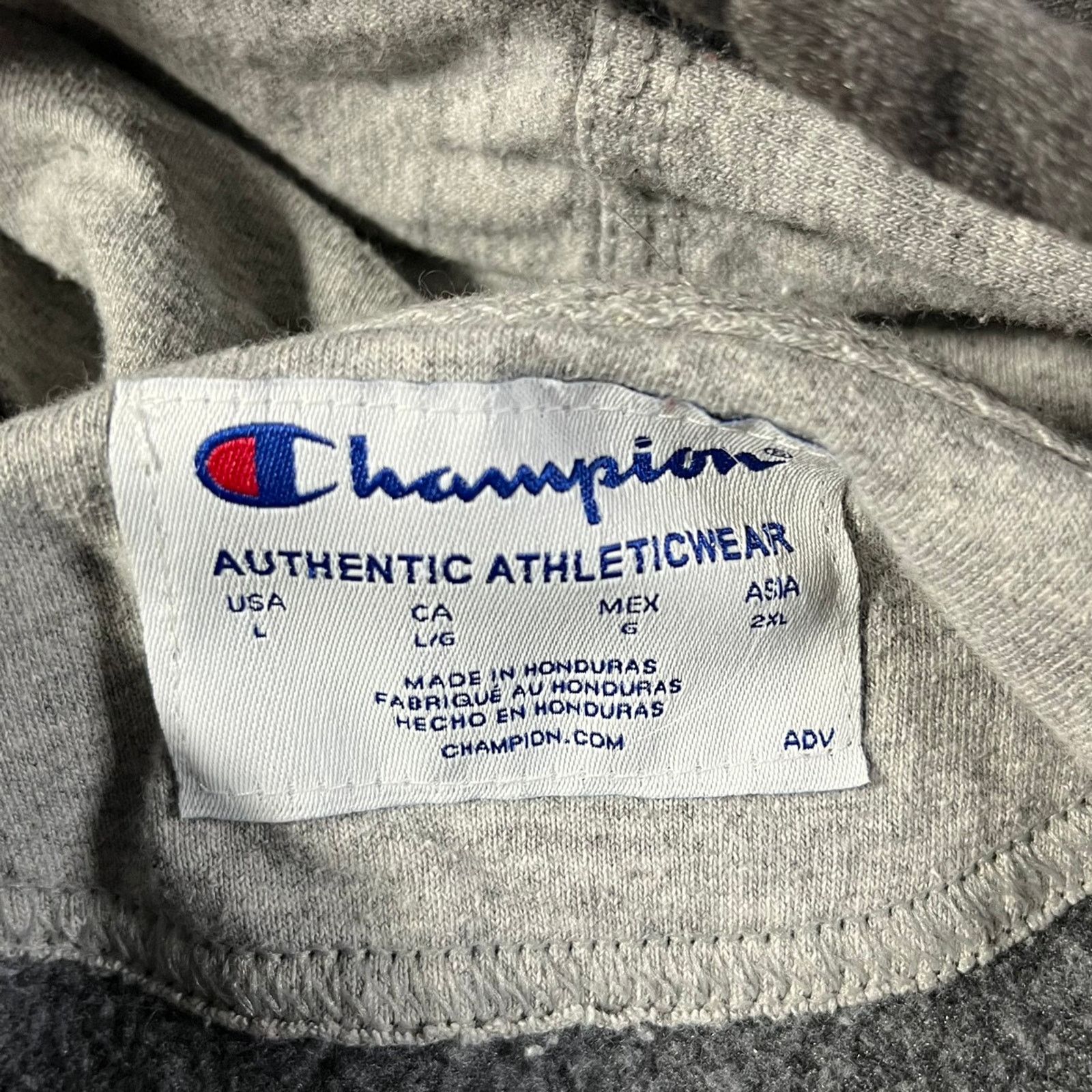 Champion 2000’s Champion Small Logo Pullover Hoodie Gray XL Size US XL / EU 56 / 4 - 6 Thumbnail