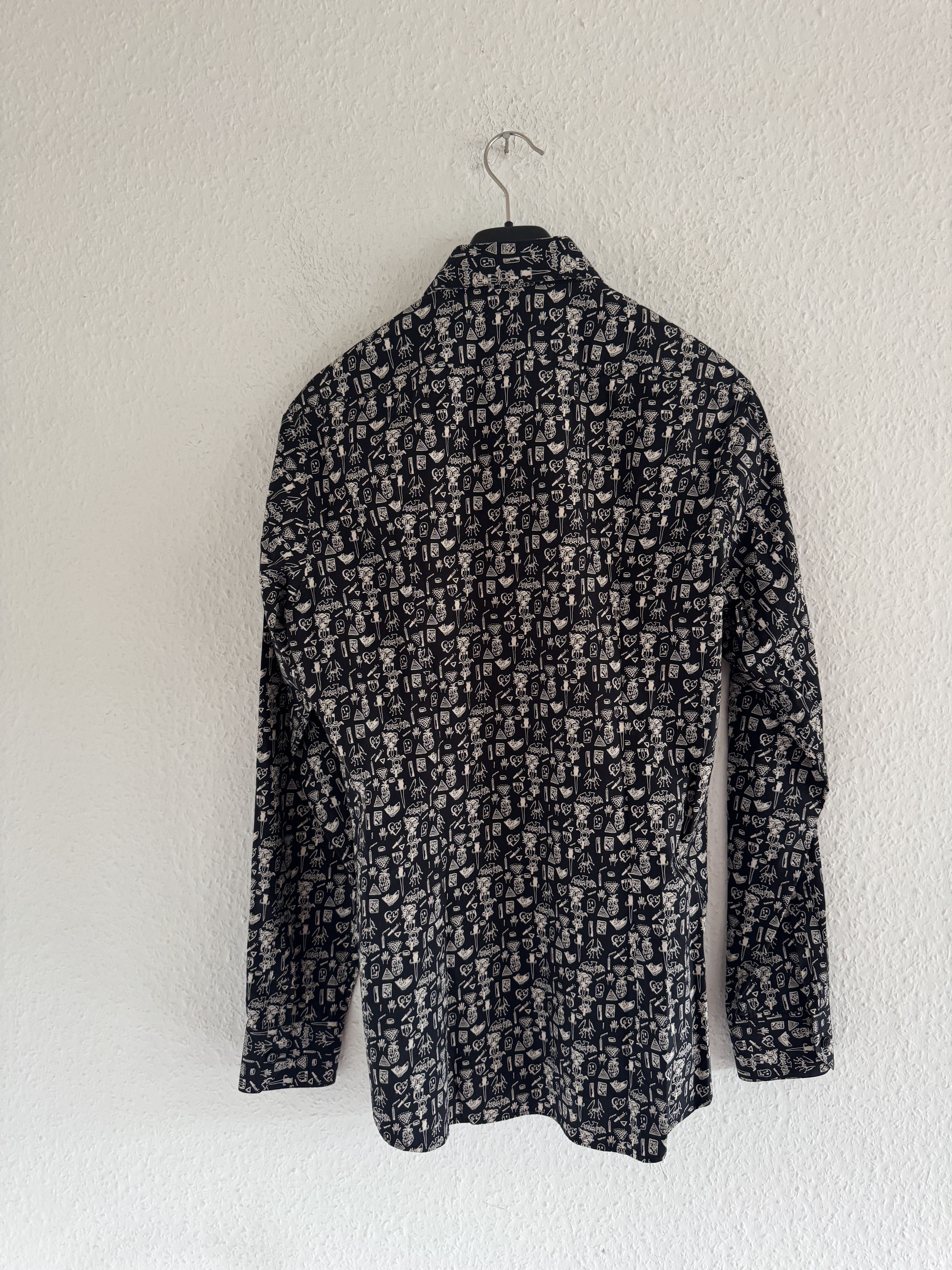 Saint Laurent Paris Hunx & Punx Doodle Button-Up Shirt Size US L / EU 52-54 / 3 - 9 Thumbnail