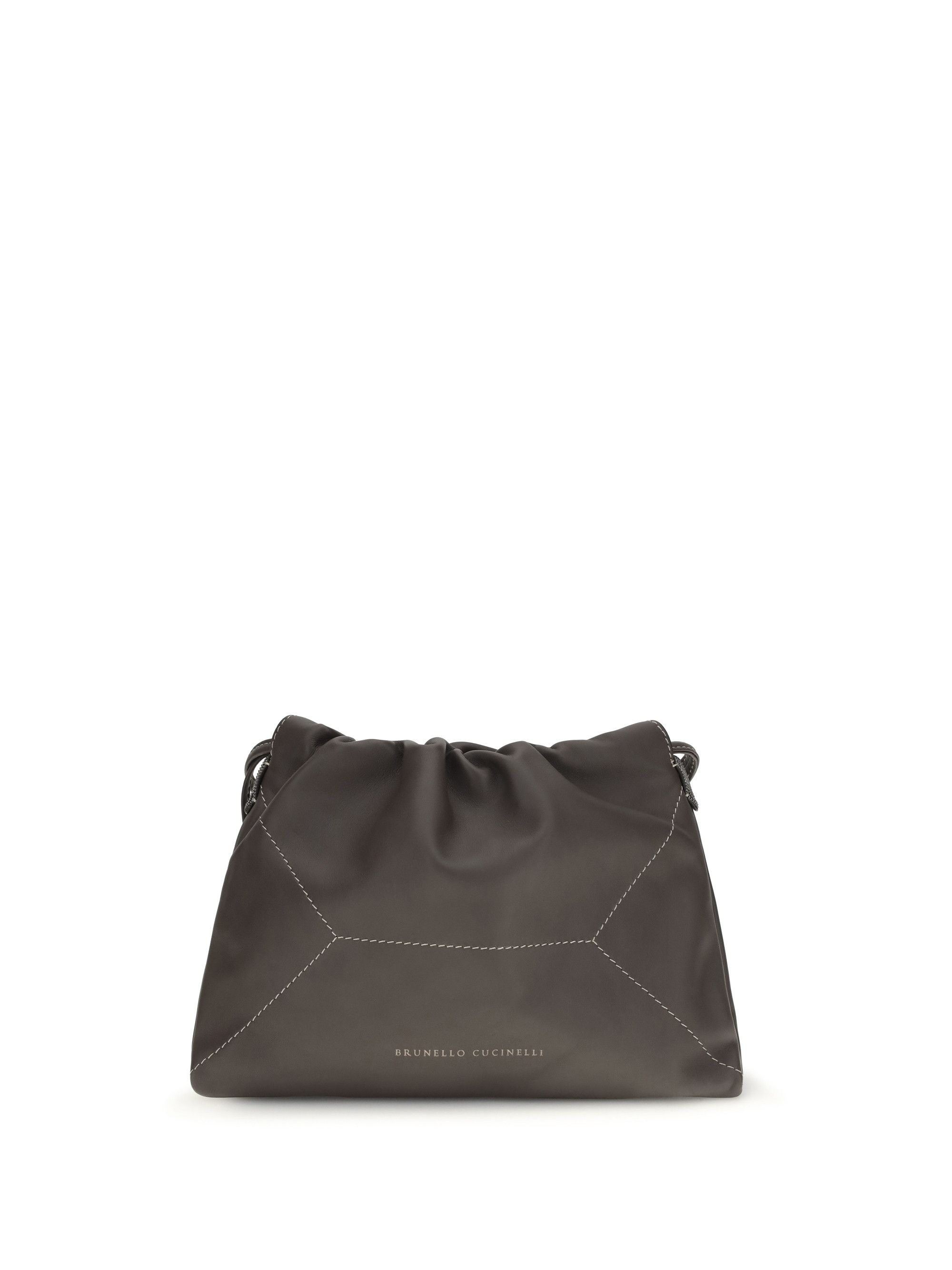 Brunello Cucinelli Leather Shoulder Bag Size ONE SIZE - 1 Thumbnail