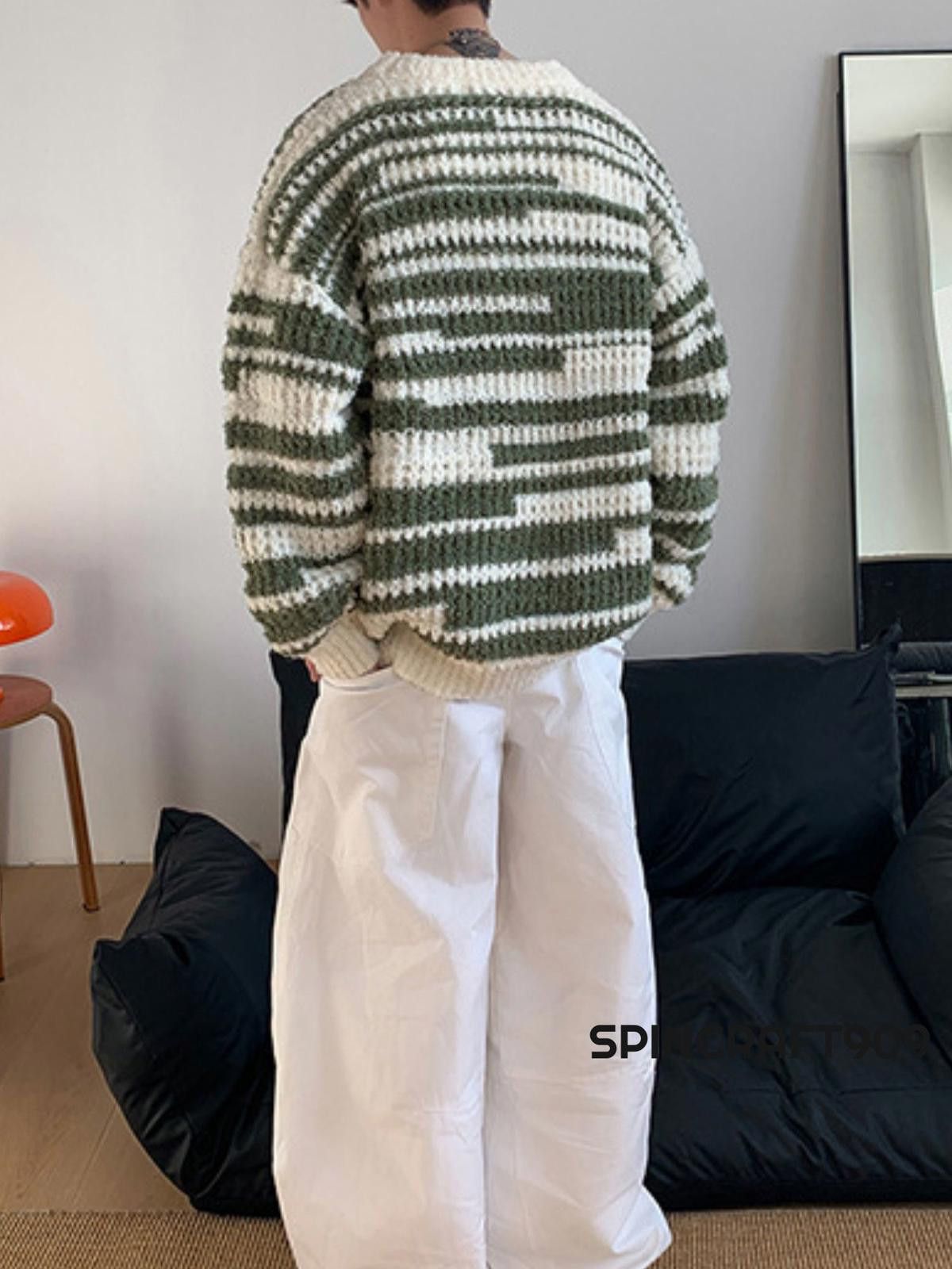 Vintage Patterned Graphic Knit Sweater Size US M / EU 48-50 / 2 - 5 Thumbnail