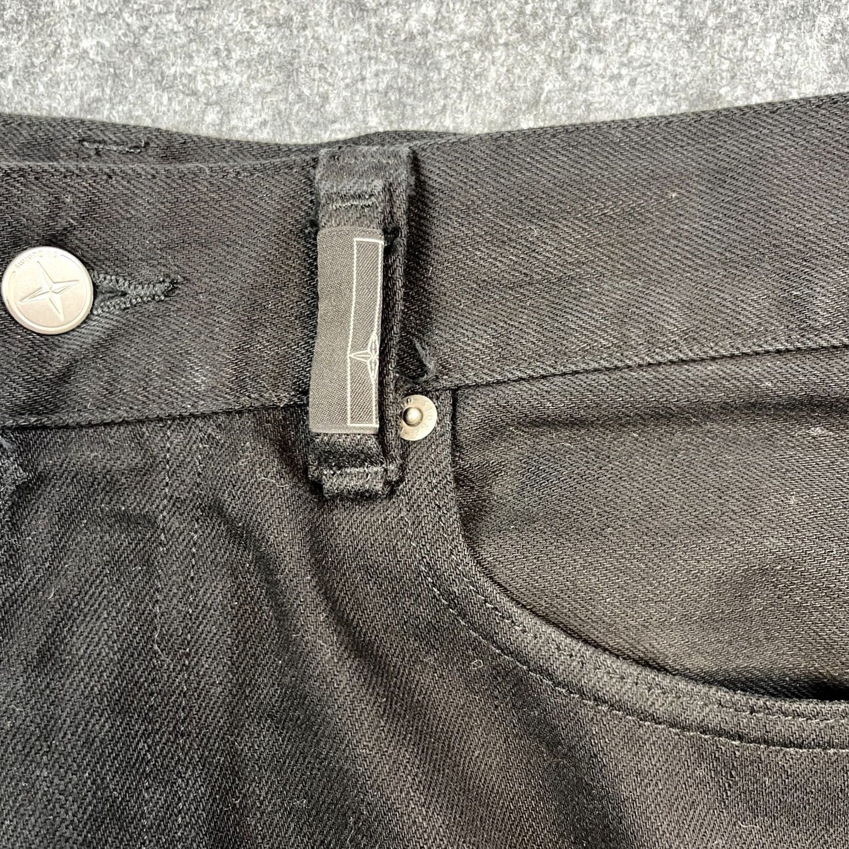 Stone Island Stone Island Jeans Regular Straight 33 30 Black Button Fly Cotton Denim Mens Jeans Size US 33 - 7 Thumbnail