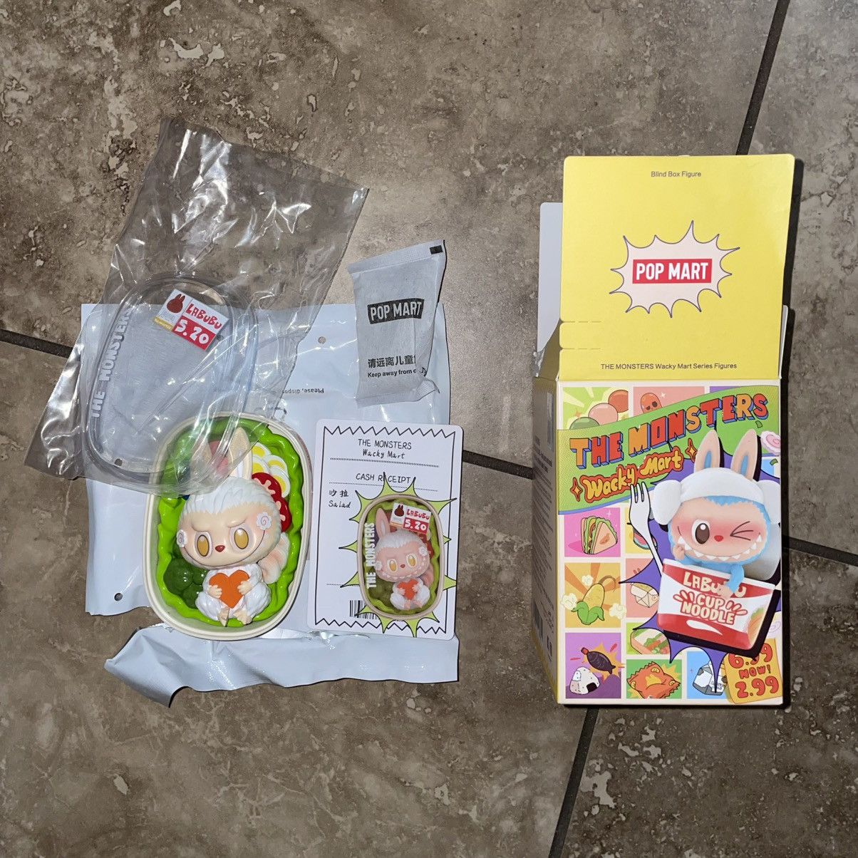 POP MART Pop Mart Labubu The Monsters Wacky Mart Series Salad Figure Size ONE SIZE - 2 Thumbnail