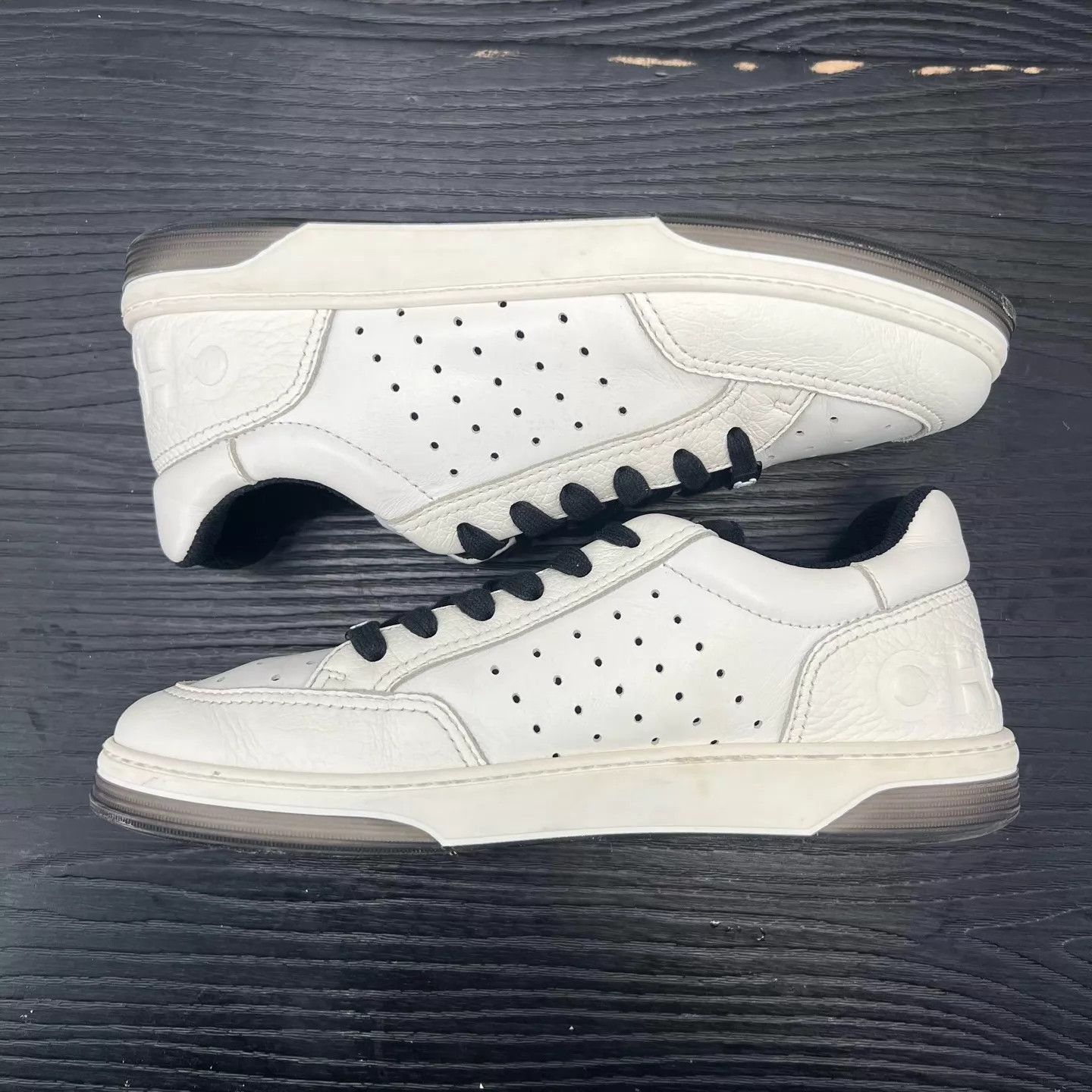Chanel Chanel 22P Black & White Sneakers 40 New Size US 7 / EU 40 - 3 Thumbnail