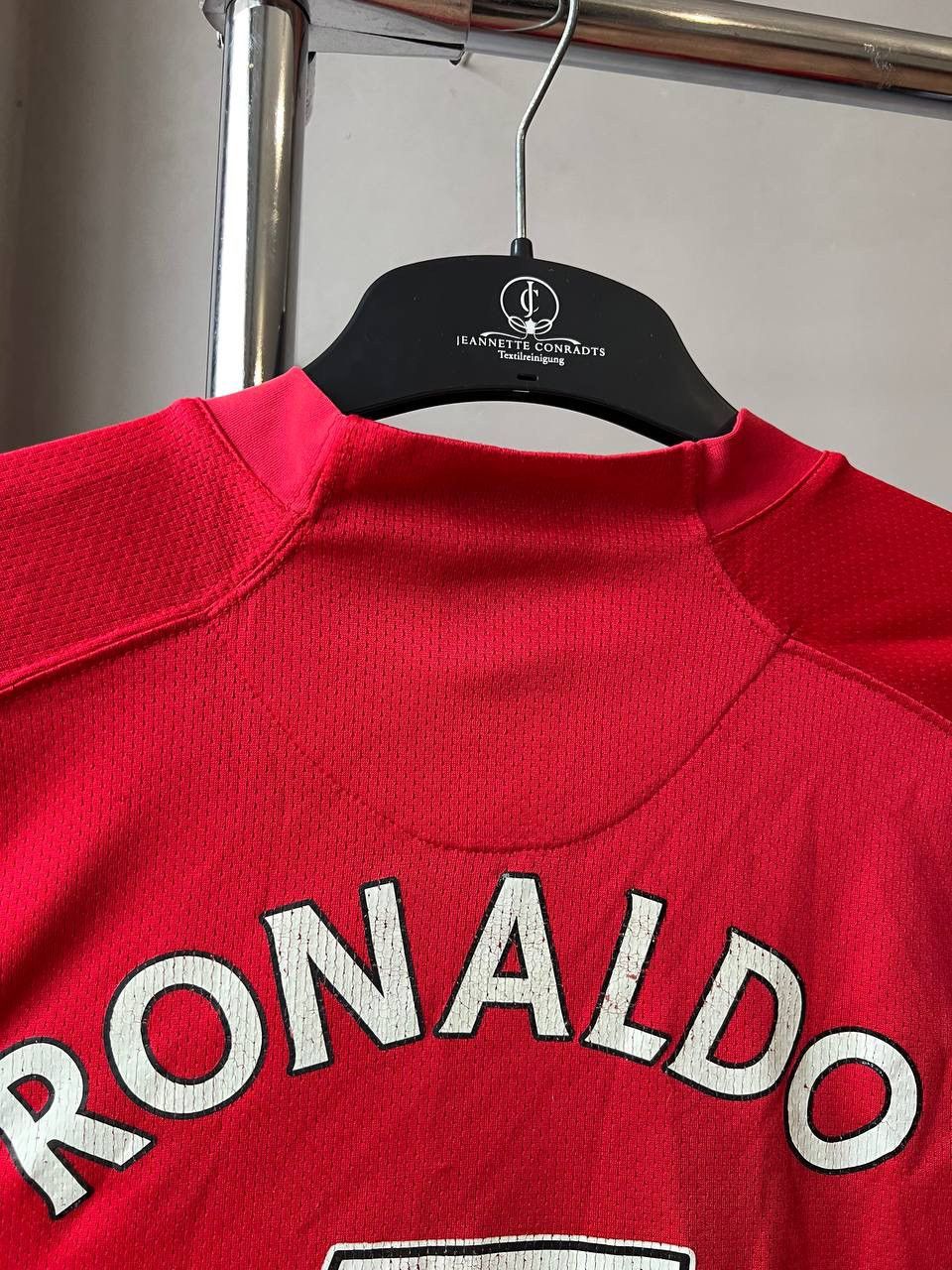 Nike 2007/09 MANCHESTER UNITED #7 RONALDO HOME SOCCER JERSEY NIKE Size US M / EU 48-50 / 2 - 12 Thumbnail