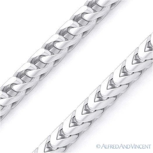 Other 4.2mm Arrow Link Franco Italian Chain Bracelet 8.5" Size ONE SIZE - 2 Thumbnail