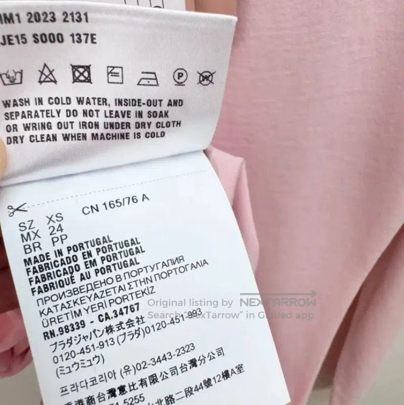 Miu Miu Miu Miu Pink Long Sleeve Sweatshirt . Size XS / US 0-2 / IT 36-38 - 6 Thumbnail