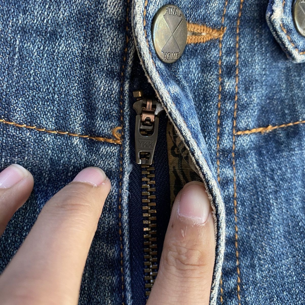 Final Home Final Home Side Button Patchwork Jeans — Rare Japanese Denim Size US 30 / EU 46 - 10 Thumbnail