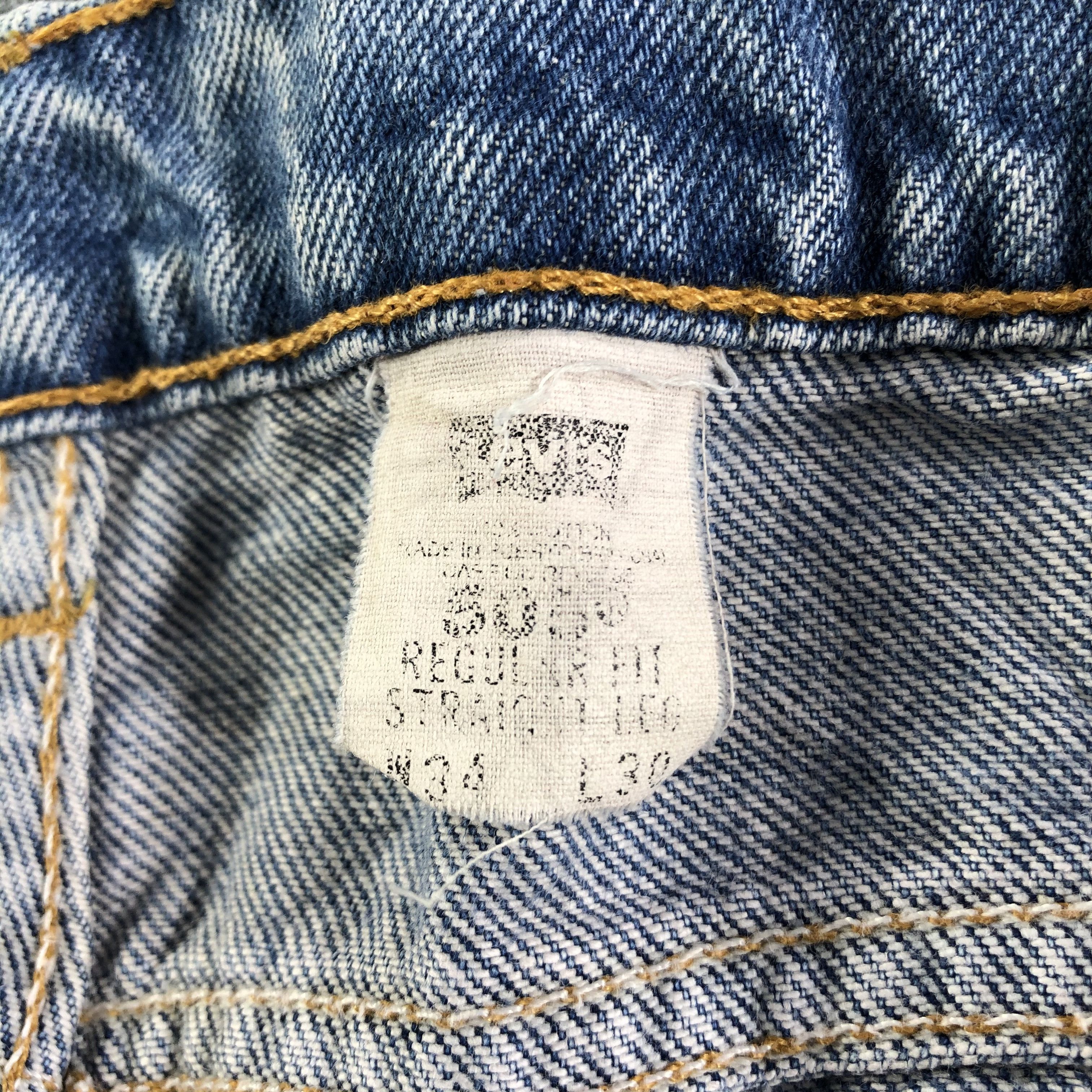 Levi's Vintage 90s Blue Wash Levis 505 Jeans-J3052 Size US 34 / EU 50 - 10 Thumbnail