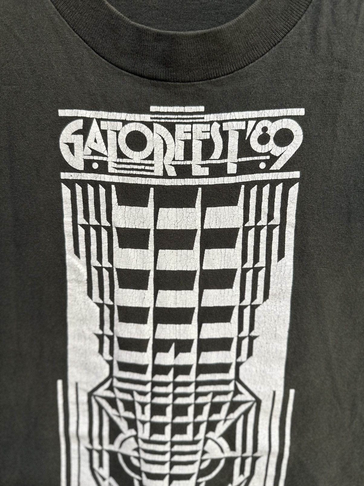 Band Tees × Fruit Of The Loom × Vintage Vintage Gator Fest’89 Kiki’s Bon Ton Maison Faded Tee Size US S / EU 44-46 / 1 - 2 Thumbnail