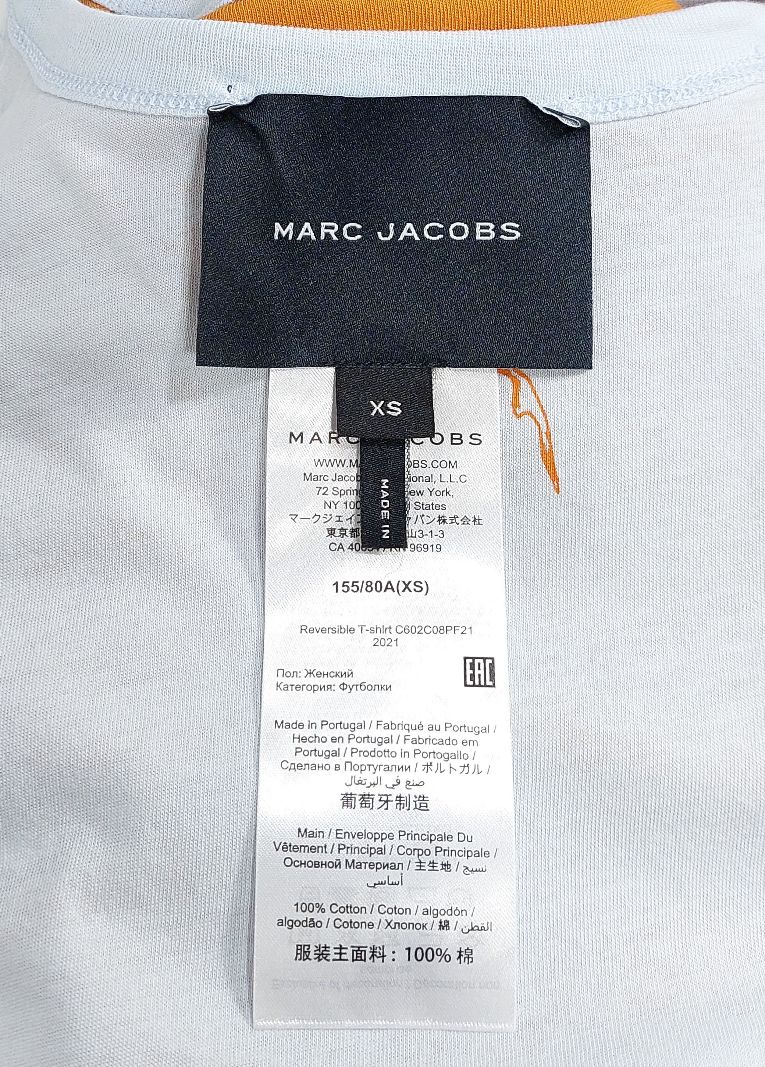 Marc Jacobs reversible cotton tshirt - orange XS Size XS / US 0-2 / IT 36-38 - 3 Thumbnail