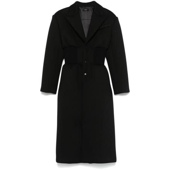 WARDROBE.NYC WARDROBE.NYC Women Coats W4092F24BJ BLACK Size S / US 4 / IT 40 - 1 Thumbnail