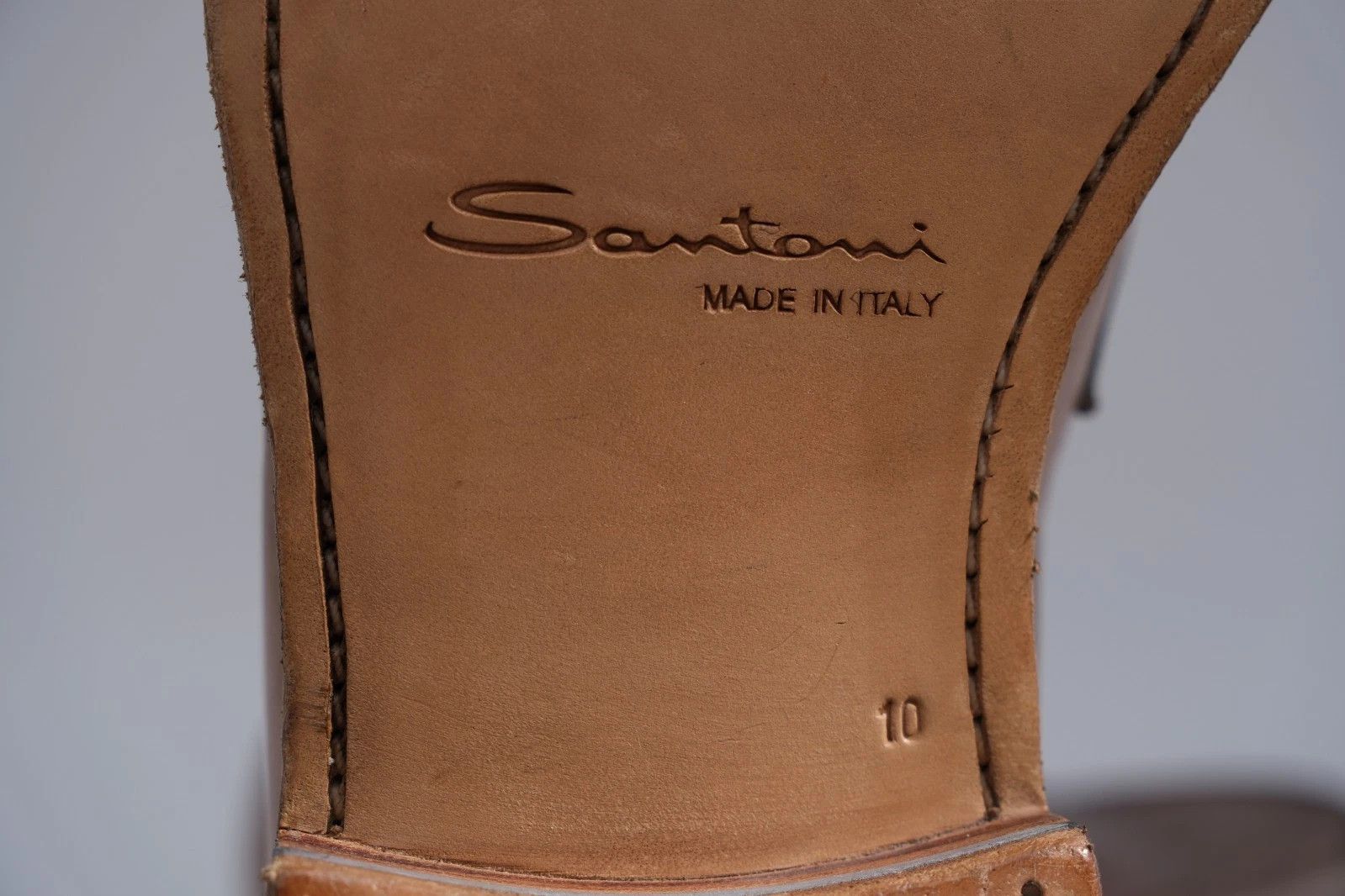 Santoni NEW Santoni Leather Loafers Shoes Brown EU 44 UK 10 US 11 Size US 11 / EU 44 - 5 Thumbnail
