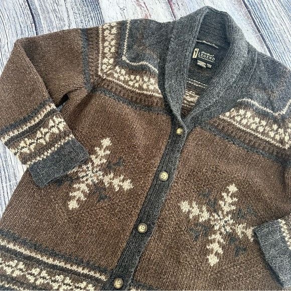 Eddie Bauer Vintage Eddie Bauer “Legend” Wool Brown Patterned Women's Ca Size L / US 10 / IT 46 - 3 Thumbnail