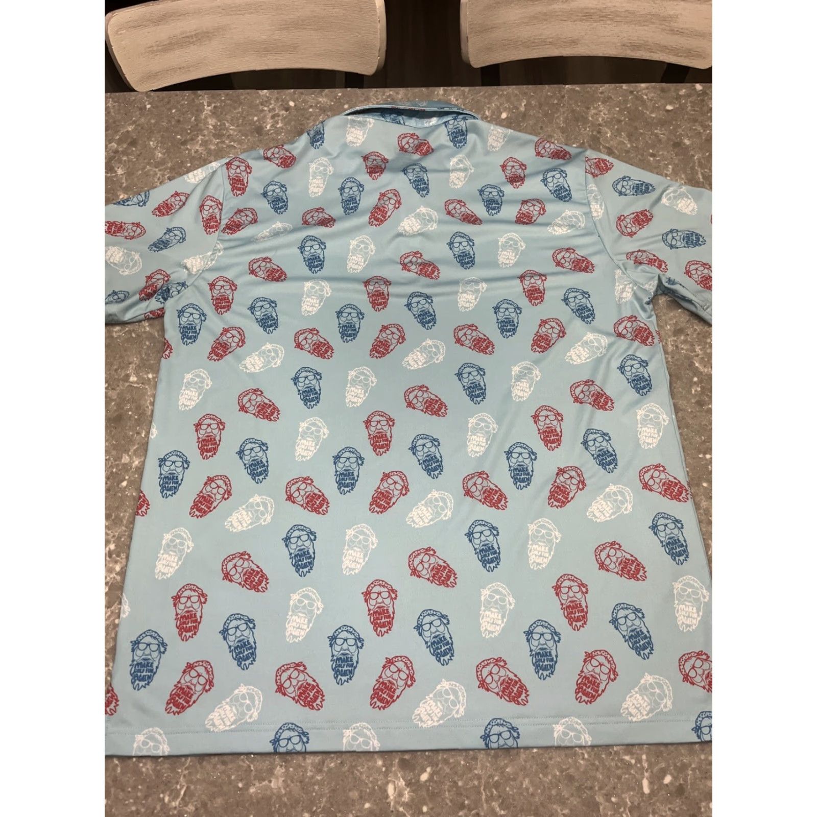 Vintage VINTAGE Flippin Birdies Golf Polo Shirt XL Blue Men Size US XL / EU 56 / 4 - 7 Thumbnail