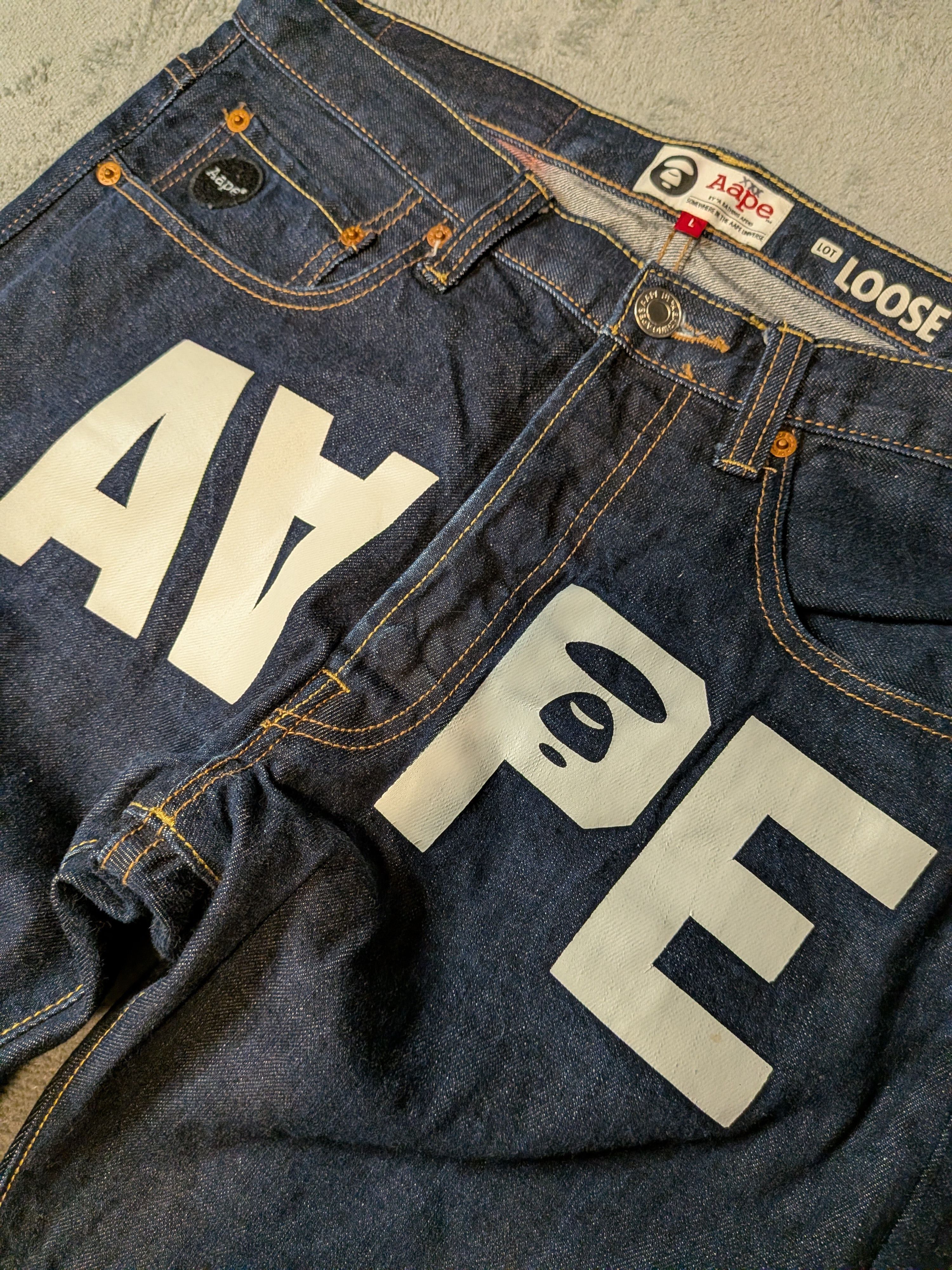 Aape Aape Denim Pants Size US 34 / EU 50 - 2 Thumbnail