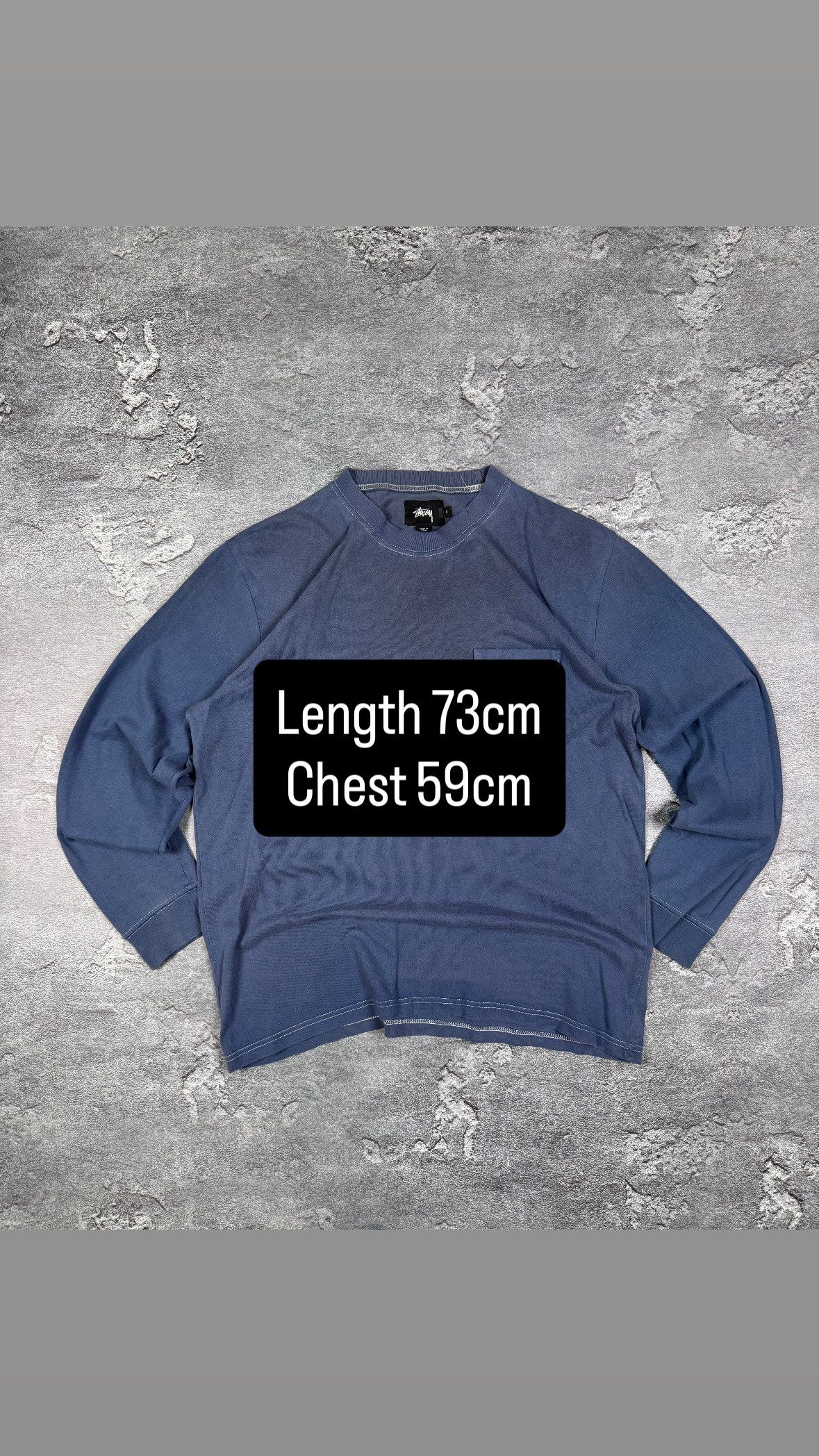 Stussy Stussy Long Sleeve Blue Skateboarding Size S Streetwear Size US S / EU 44-46 / 1 - 2 Thumbnail
