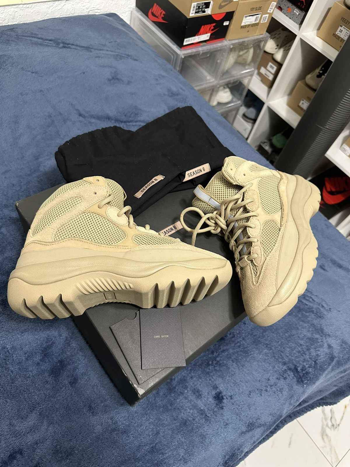 Adidas Kanye West Yeezy Season Yeezy Season 6 Desert Boot Taupe Size 42 BRAND NEW OGALL Grailed