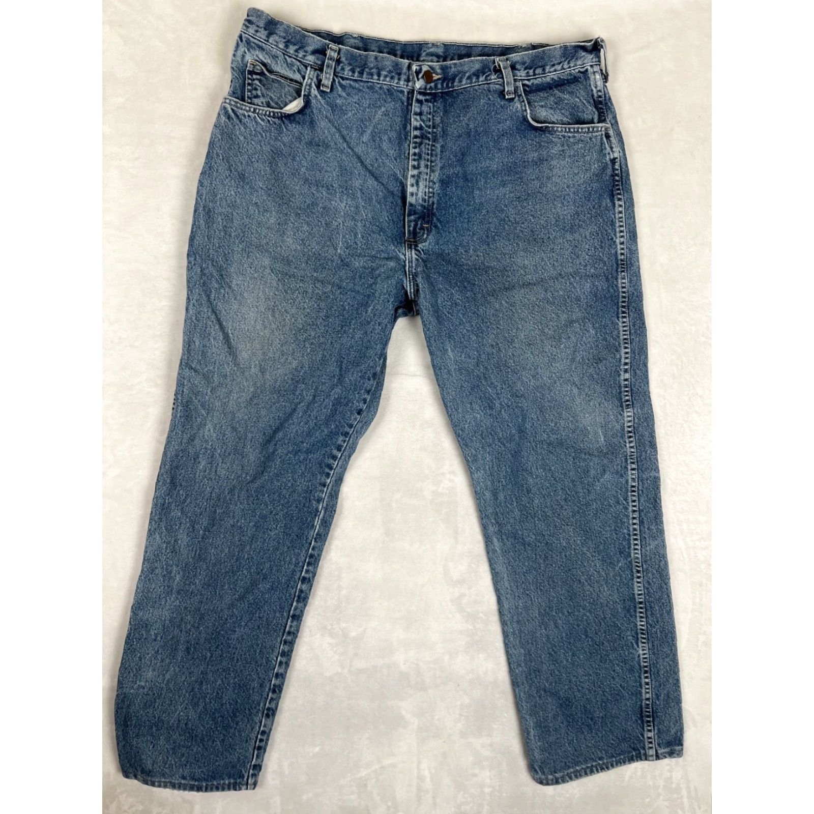 Denime Bulwark FR Jeans Mens 40x34 Blue Relaxed Straight Flame-Resistant Work Denim Shirt? Size US 40 / EU 56 - 2 Thumbnail