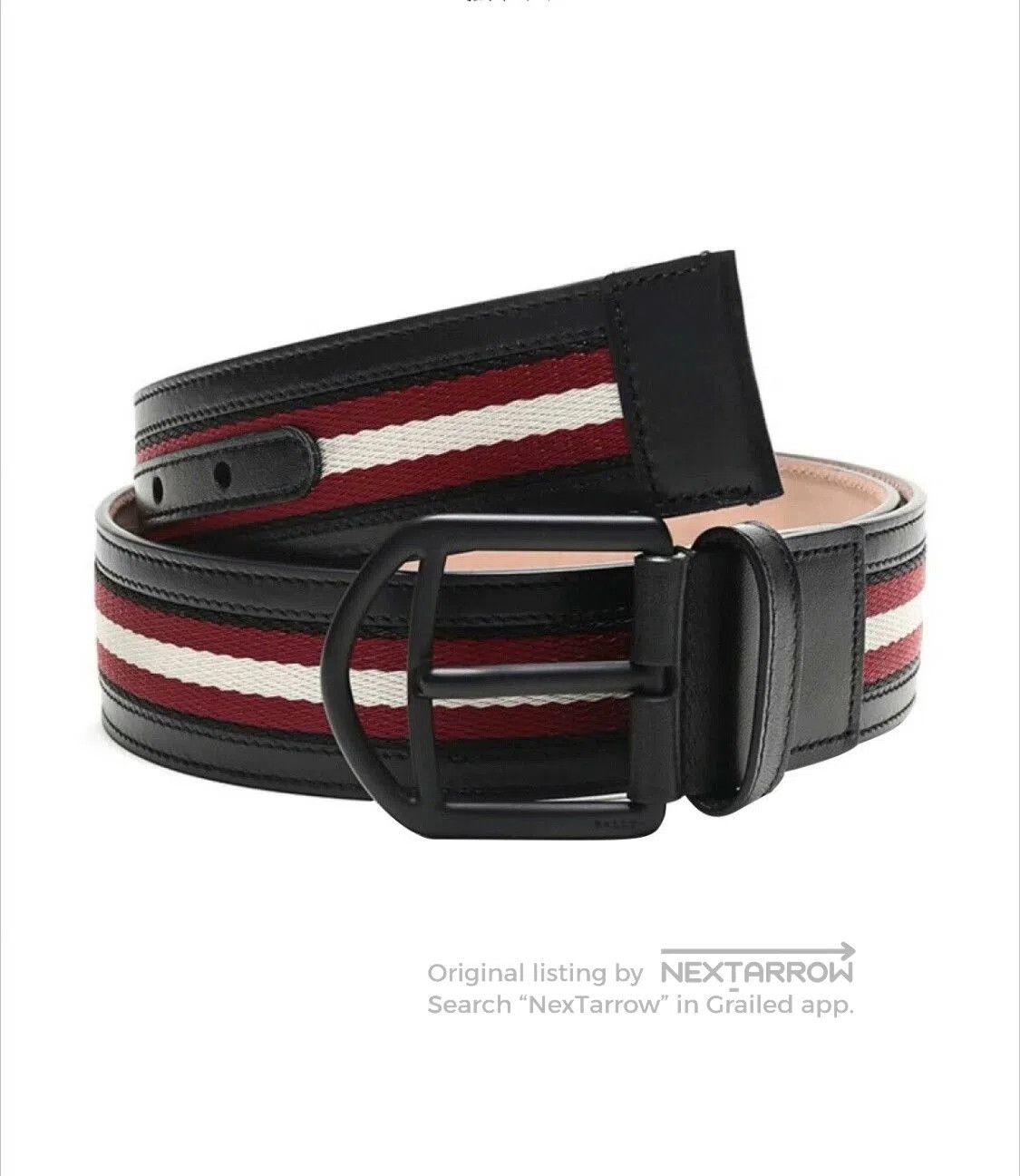 Bally Bally Men's Leather Casual Belt. Size ONE SIZE - 2 Thumbnail