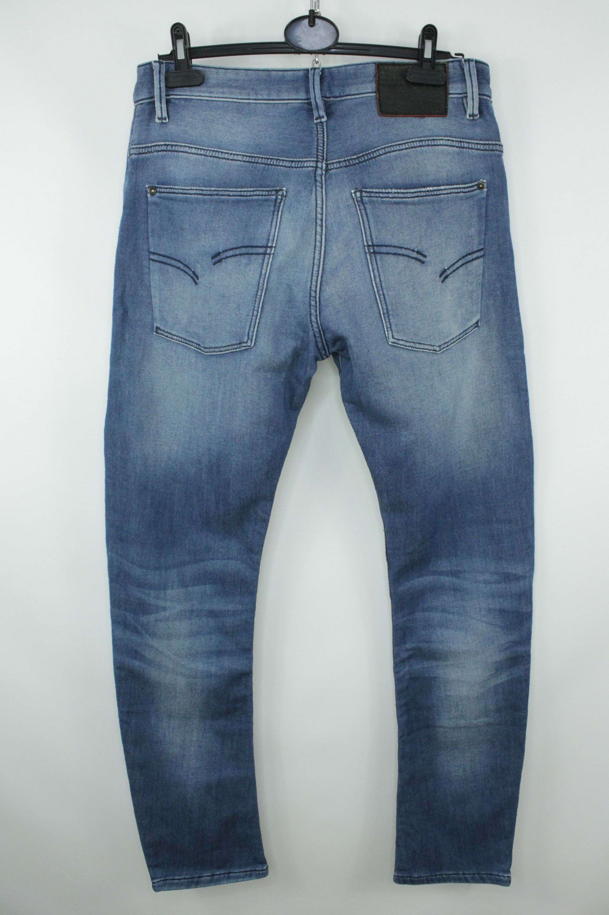 Strellson Strellson Fletwood Regular Low Tapered Blue Denim Jeans Size US 31 - 6 Thumbnail