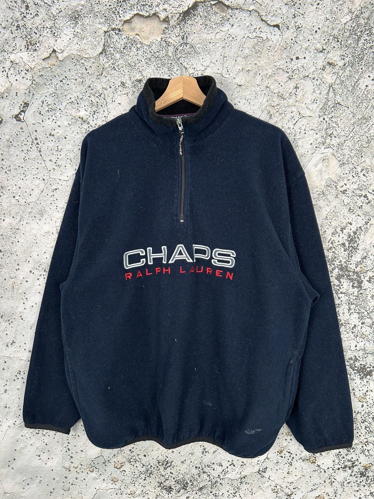 Chaps Ralph Lauren Vintage Chaps Ralph Lauren Fleece 90s Streetwear Rap Baggy Size US M / EU 48-50 / 2 - 1 Thumbnail
