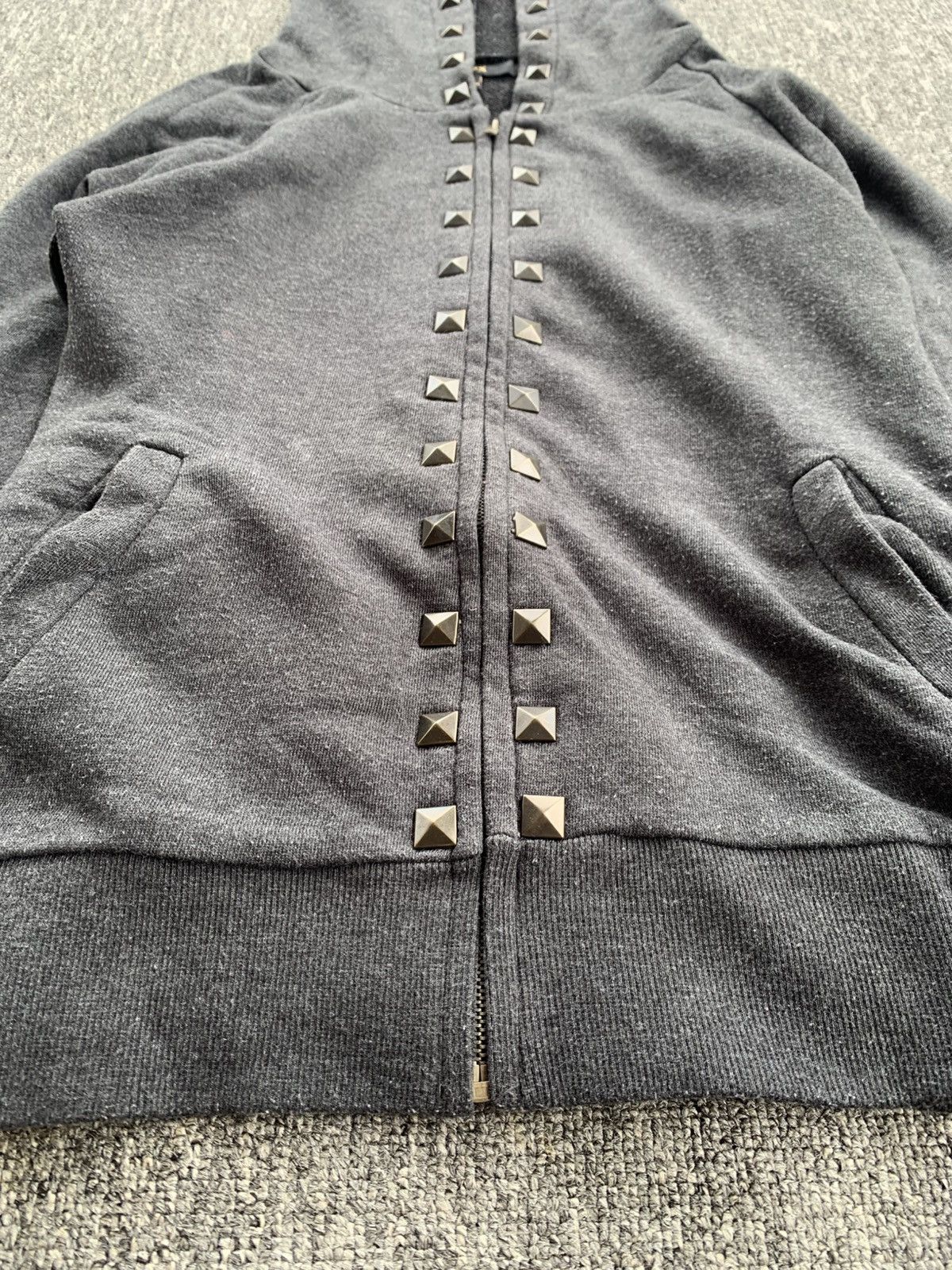 Japanese Brand Ggpx Studded Punk Rock Stylish Zip Hoodie Size S / US 4 / IT 40 - 5 Thumbnail