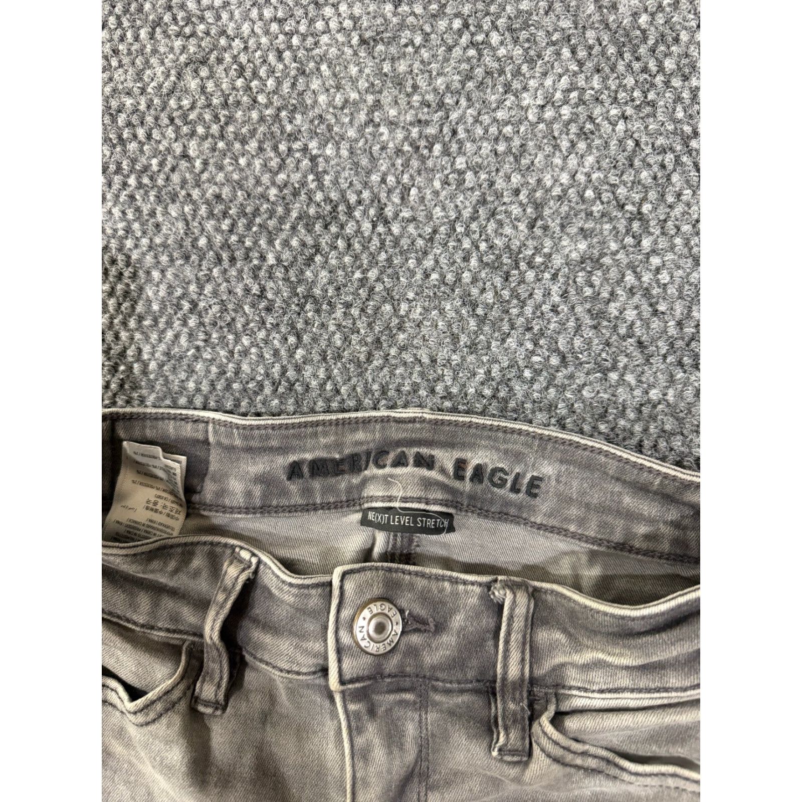 American Eagle Outfitters American Eagle Outfitters Jeans Women 0 Gray High Rise Jegging Ther 5-Pocket Distressed Size 25" / US 0 / IT 36 - 5 Thumbnail