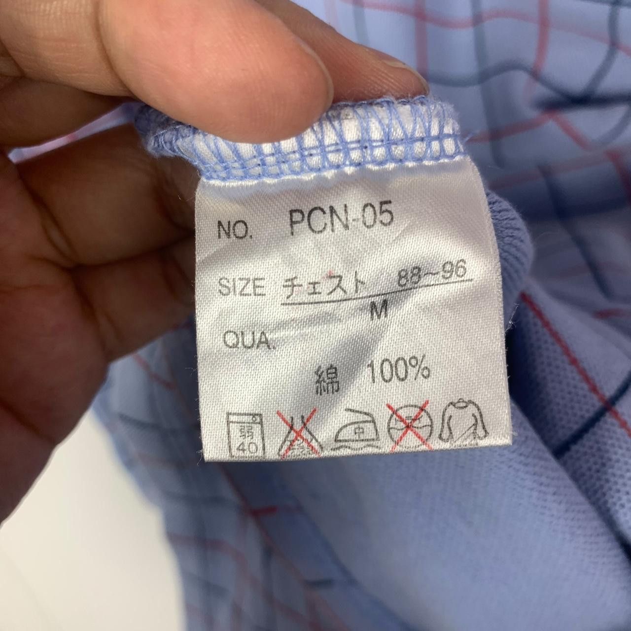 Vintage Vintage VAN JAC JAPAN Plaids Check Tartan Polo Tee Size US M / EU 48-50 / 2 - 6 Thumbnail