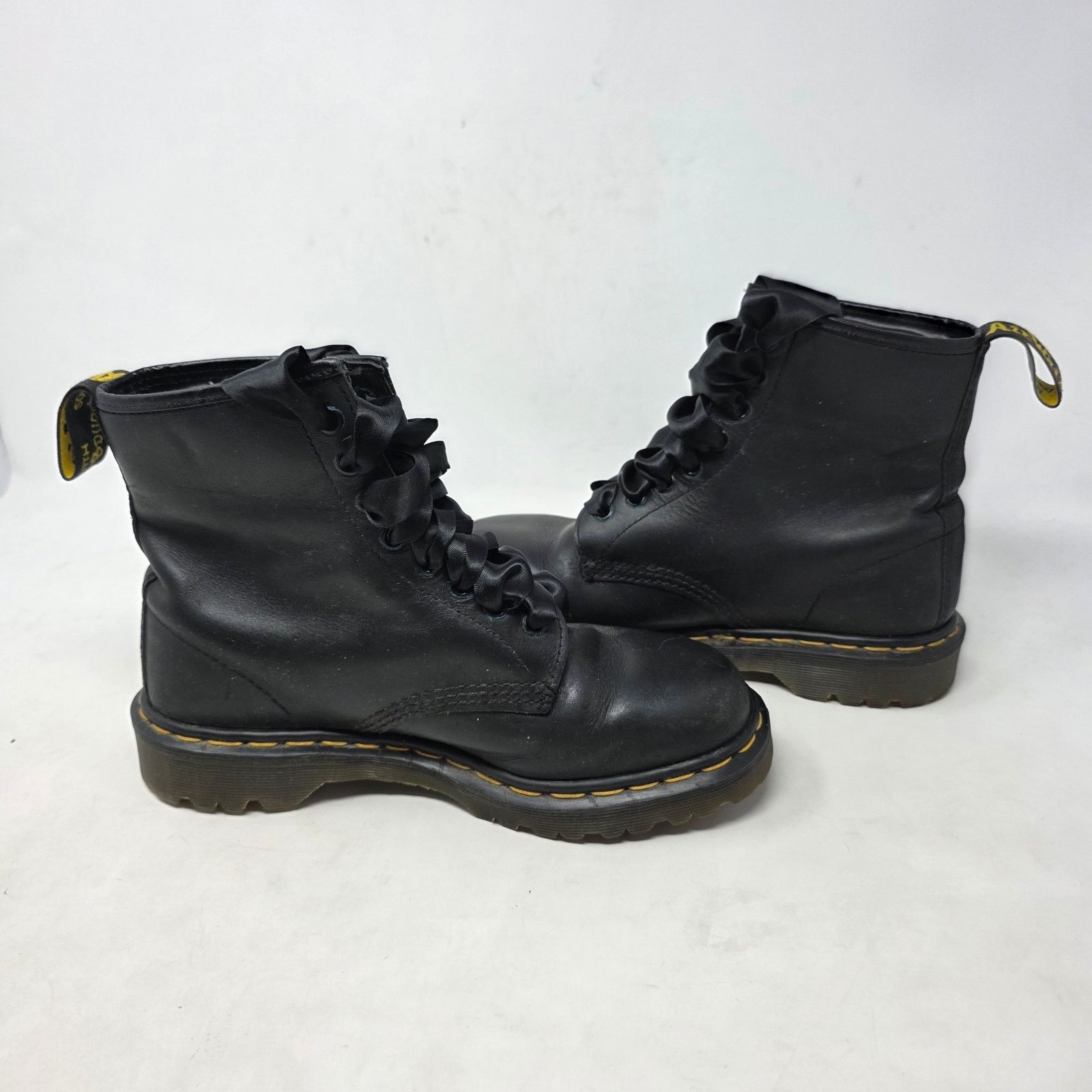 Dr. Martens Dr. Martens Made in England Black Combat Boots Womens US 8 Size US 8 / IT 38 - 6 Thumbnail
