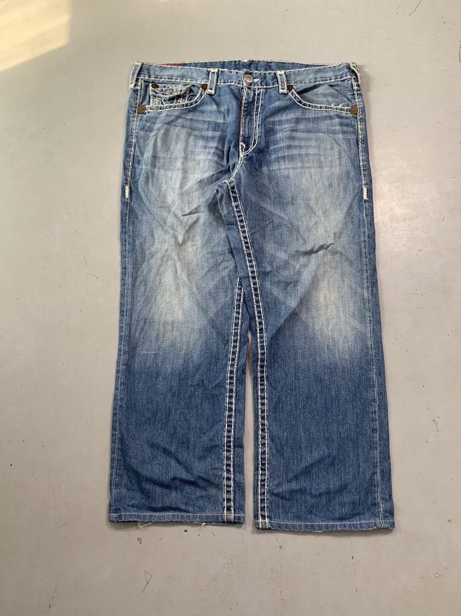 True Religion Vintage true religion baggy fit denim 46 size Size US 44 / EU 60 - 1 Thumbnail