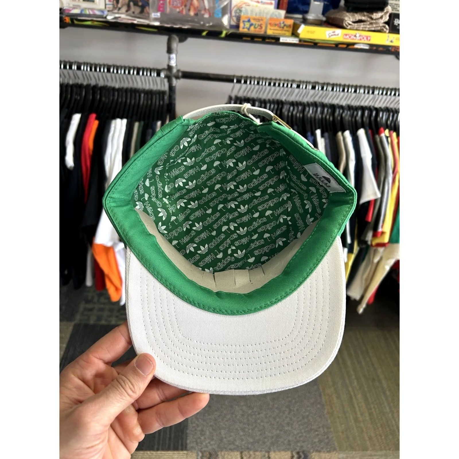 Adidas Adidas Helas Skateboarding Cap Collab 5 Panel Hat Brand New Skateboard Green Cap Men One Size White Size ONE SIZE - 7 Thumbnail