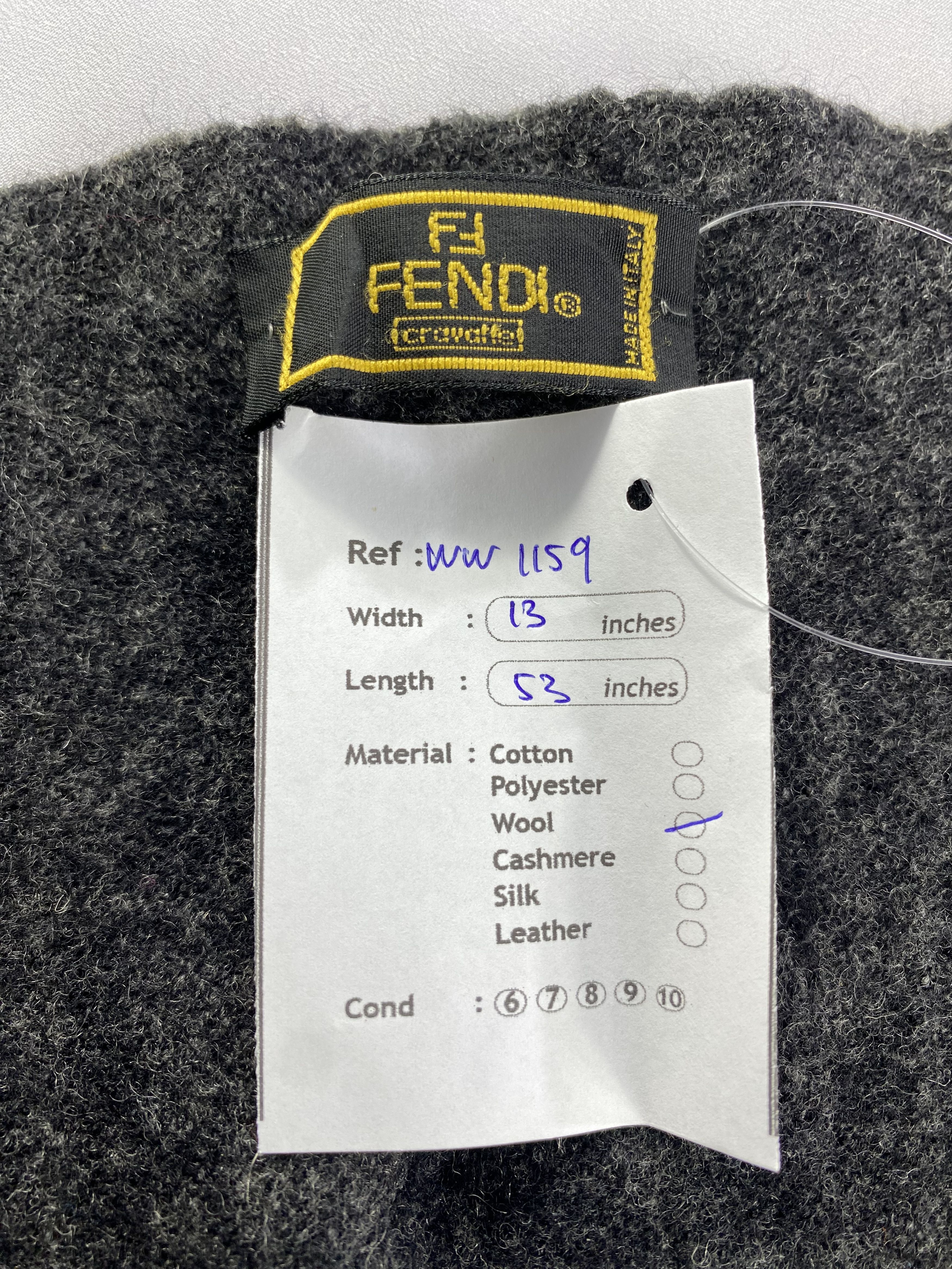 Fendi × Vintage Fendi Scarf / Muffler / Neckwear - WW1159 Size ONE SIZE - 5 Thumbnail