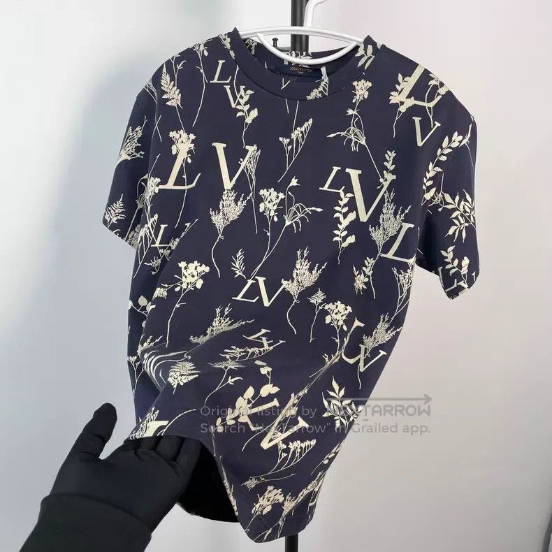 Louis Vuitton Louis Vuitton Blue wheat-ear printed short sleeves Size US XS / EU 42 / 0 - 7 Thumbnail