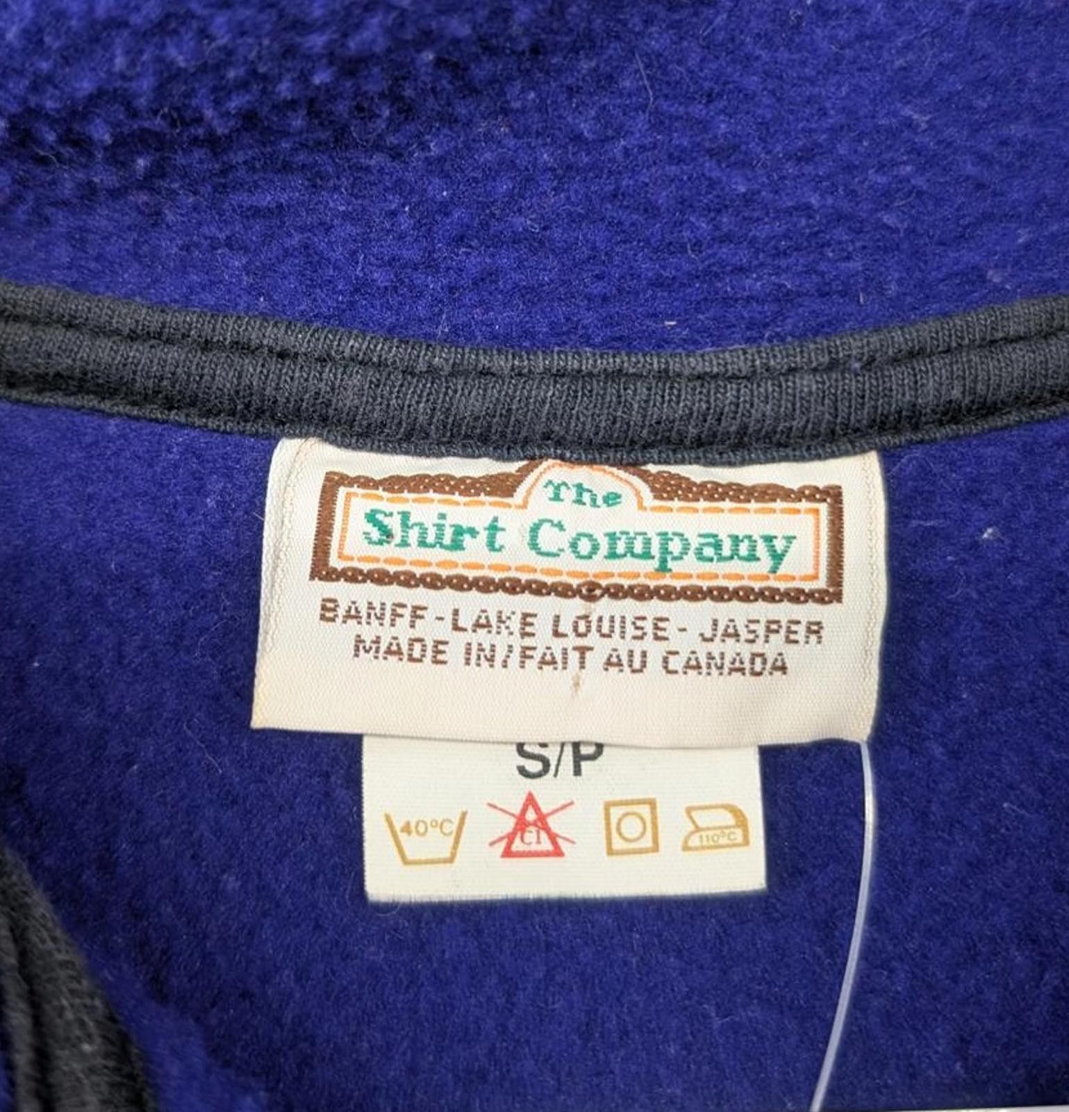 Vintage Vintage Banff Lake Louise Purple & Blue Snap Fleece Sweater Size US L / EU 52-54 / 3 - 3 Thumbnail