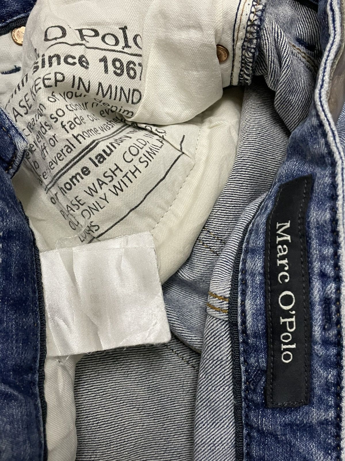 Marc O'Polo VINTAGE MARC O’OPOLO OG DESIGNER 90S INDIGO DENIM STYLE Size US 30 / EU 46 - 15 Thumbnail