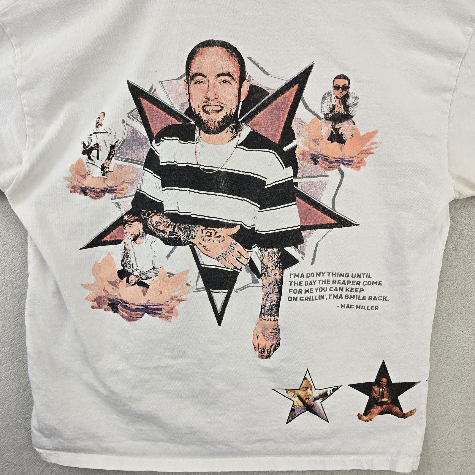 Sergio Calabasas Sergio Calabasas Mac Miller Shirt Mens Medium Memory *FLAWS* Size US M / EU 48-50 / 2 - 11 Thumbnail