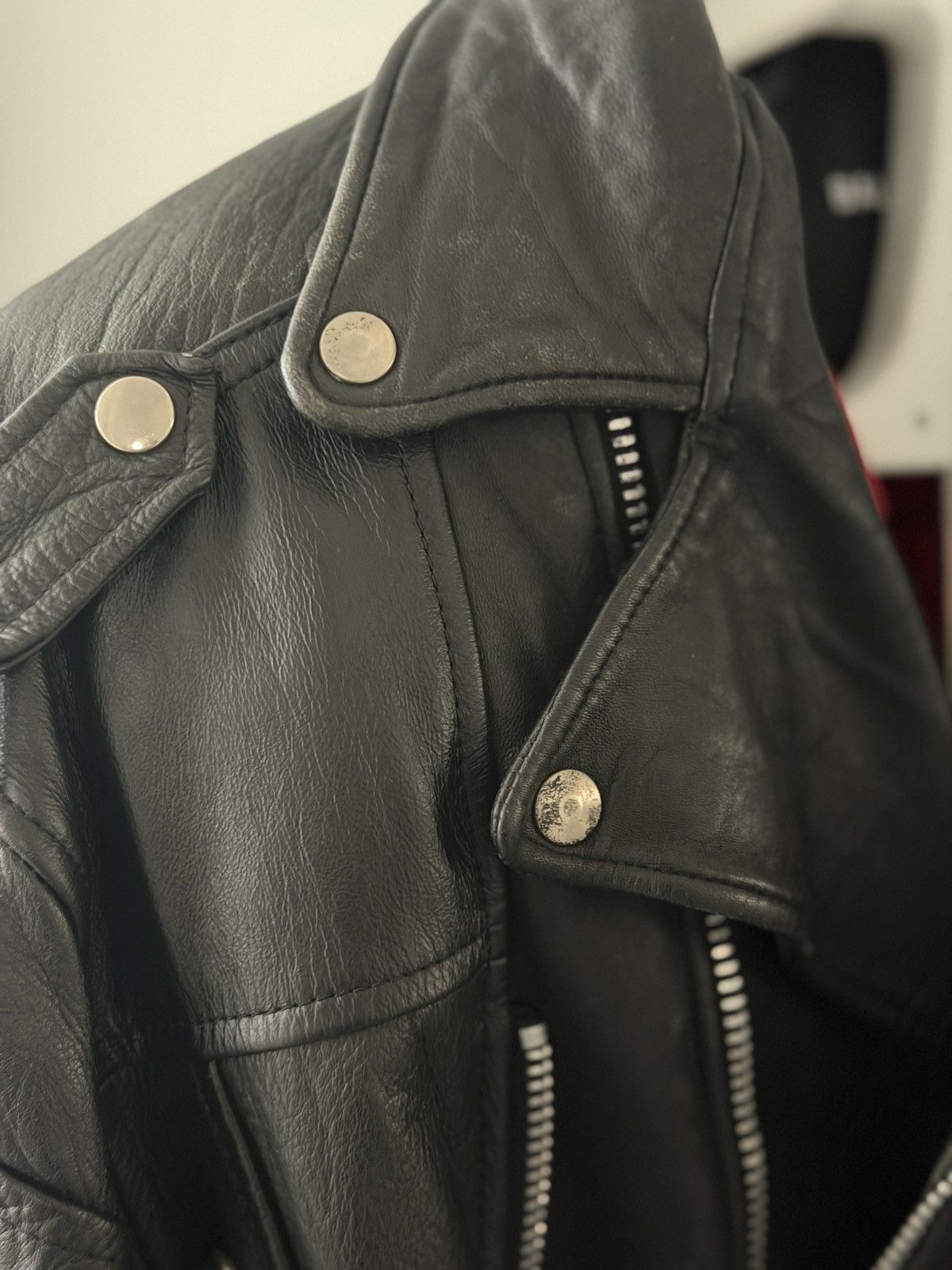 Balenciaga FW22 Lost Tape Upcycled Leather Jacket Size US M / EU 48-50 / 2 - 5 Thumbnail