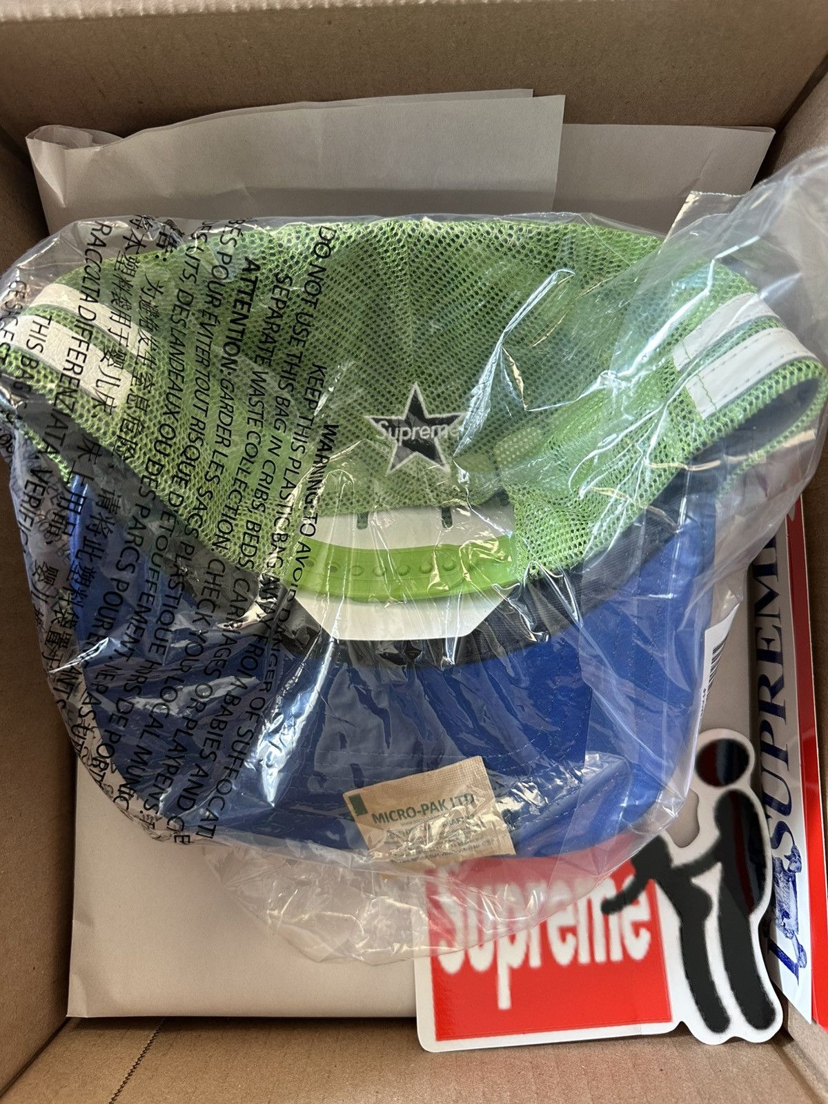 Supreme × Vanson Leathers Supreme Vanson Leather Mesh Back Hat Cap 6 Panel Size ONE SIZE - 4 Thumbnail