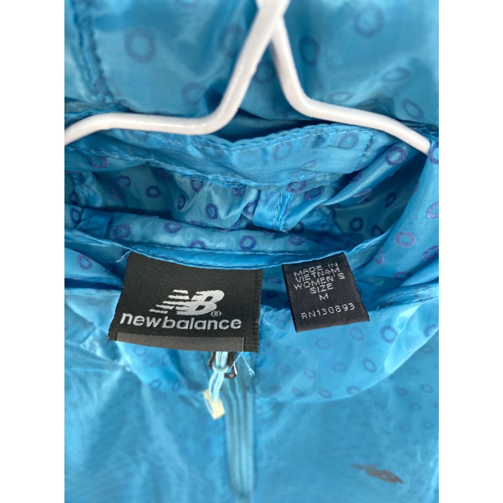 New Balance New Balance Windbreaker Jacket Women’s Lightweight Packable Eyelet Full Zip SZ M Blue Size M / US 6-8 / IT 42-44 - 2 Thumbnail