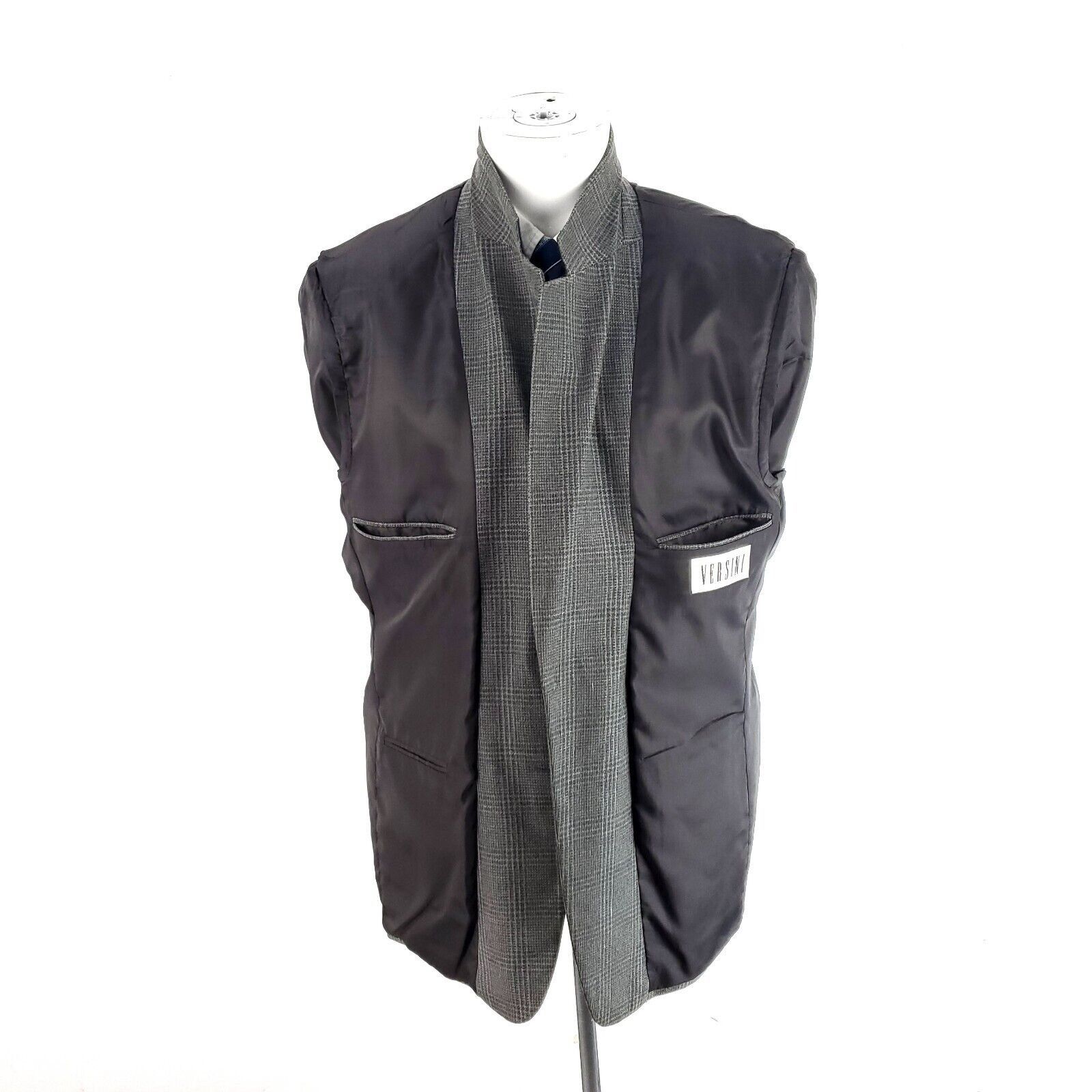 Versini Versini Tweed Wool Silk 2 Button Sport Coat 42R Green Blue C Size 42R - 9 Thumbnail