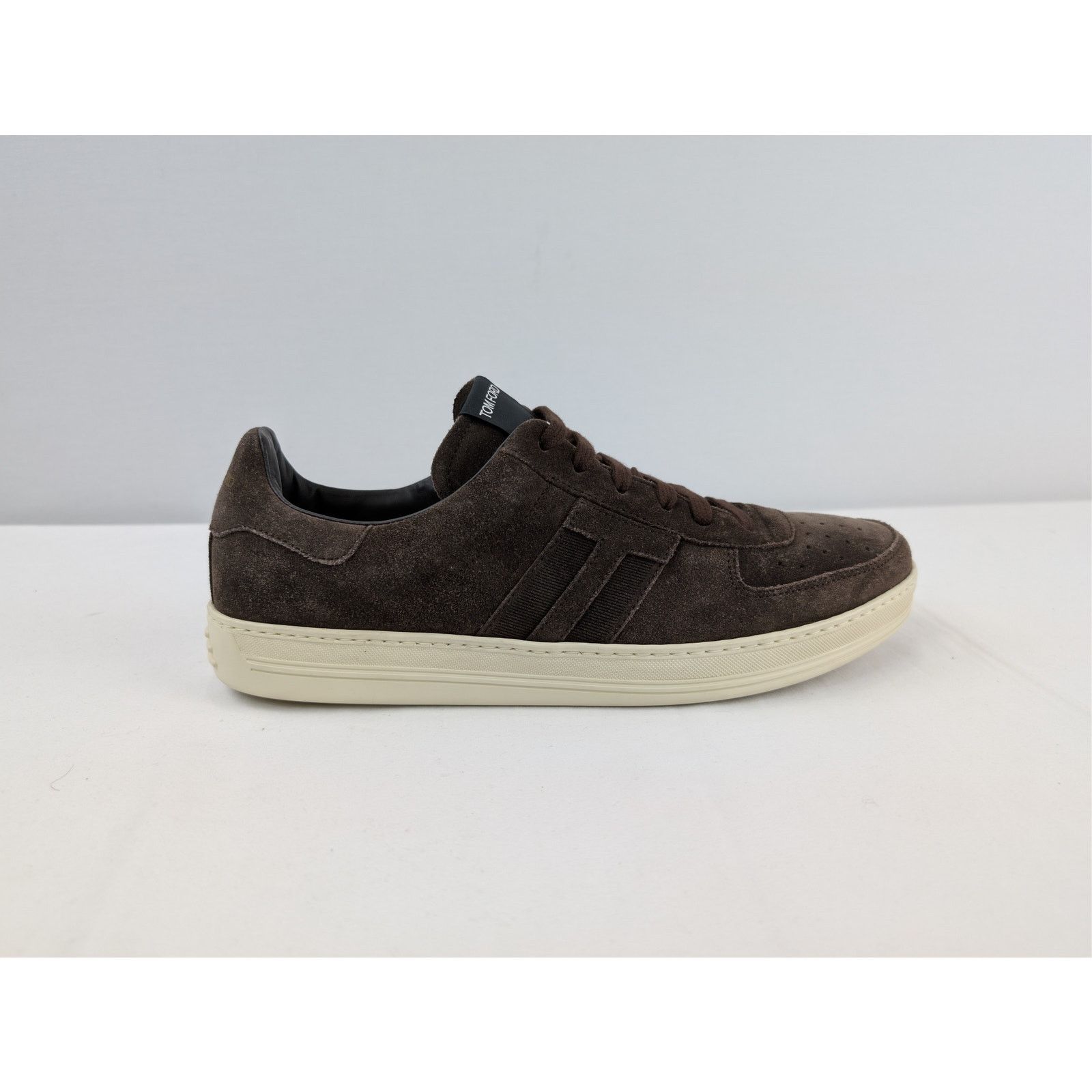 Tom Ford o1rshd1 Suede Low top Sneakers shoe in Dark Brown Size US 11 / EU 44 - 4 Thumbnail